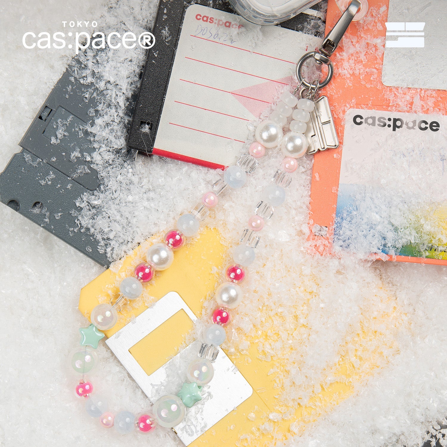 cas:pace 25A/W「winter data」携帯ストラップ - cas:pace 殼空間