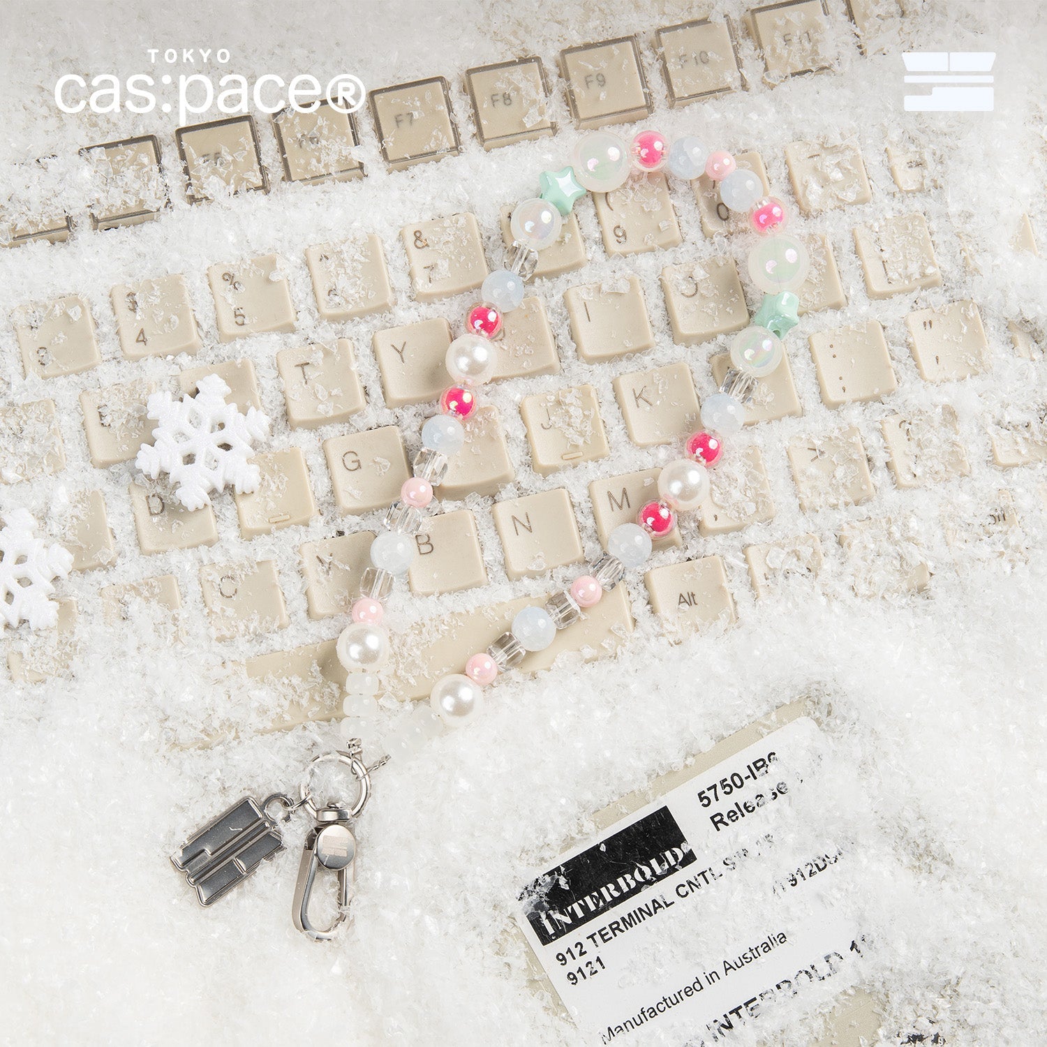cas:pace 25A/W「winter data」携帯ストラップ - cas:pace 殼空間