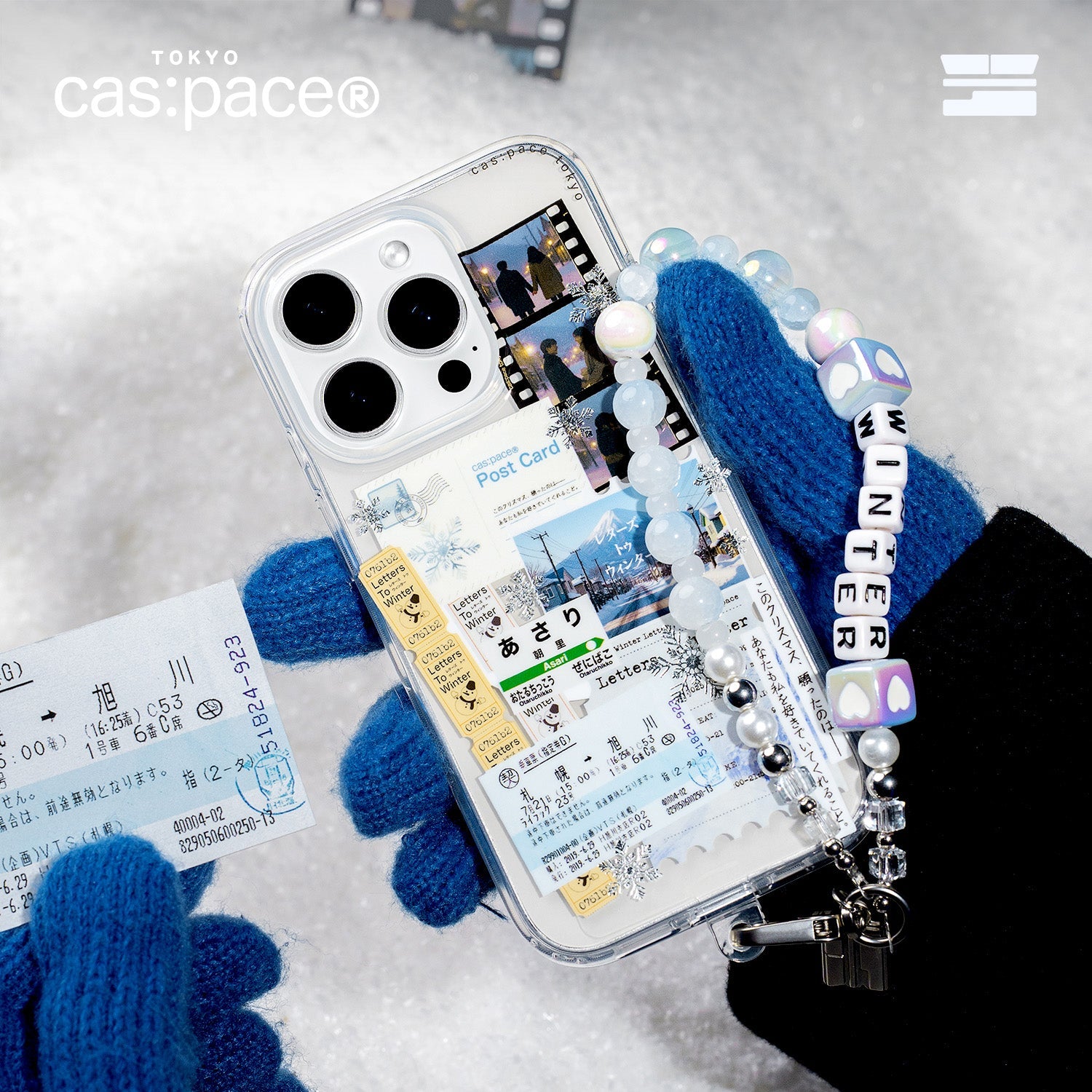 cas:pace 25A/W「winter love story」携帯ストラップ - cas:pace 殼空間