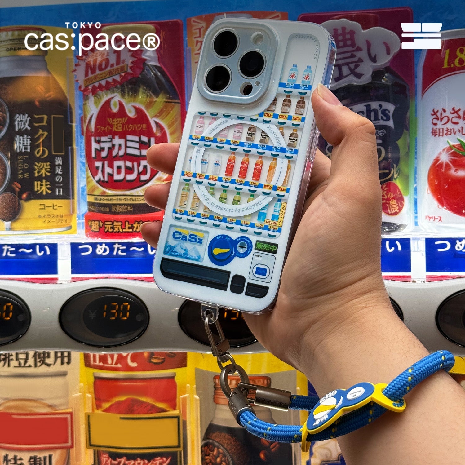 cas:pace 25S/S「自動販売機」携帯ストラップ - cas:pace 殼空間