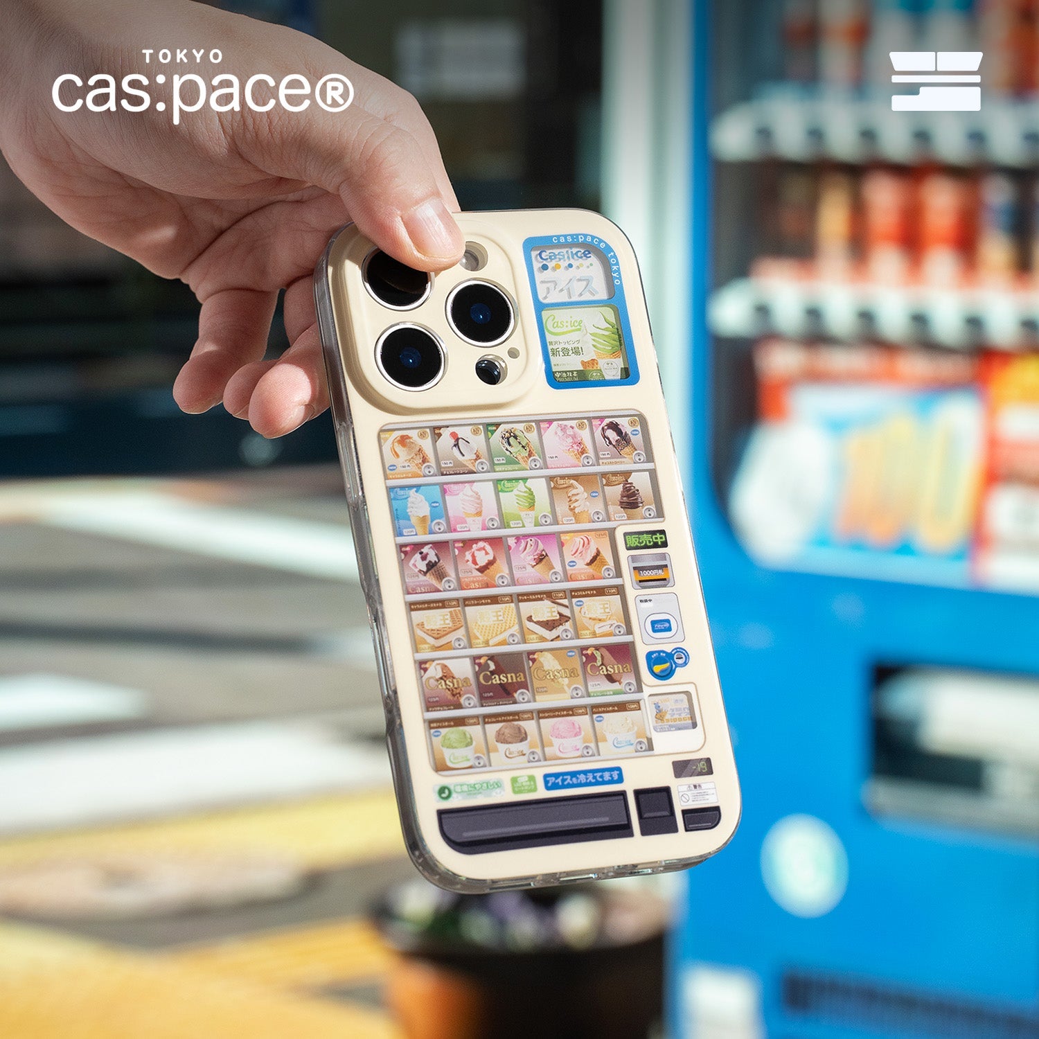 cas:pace 25S/S 「アイスクリーム自動販売機」携帯ケース - cas:pace 殼空間