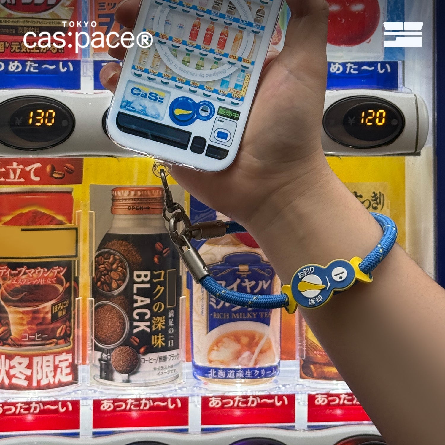 cas:pace 25S/S「自動販売機」携帯ストラップ - cas:pace 殼空間