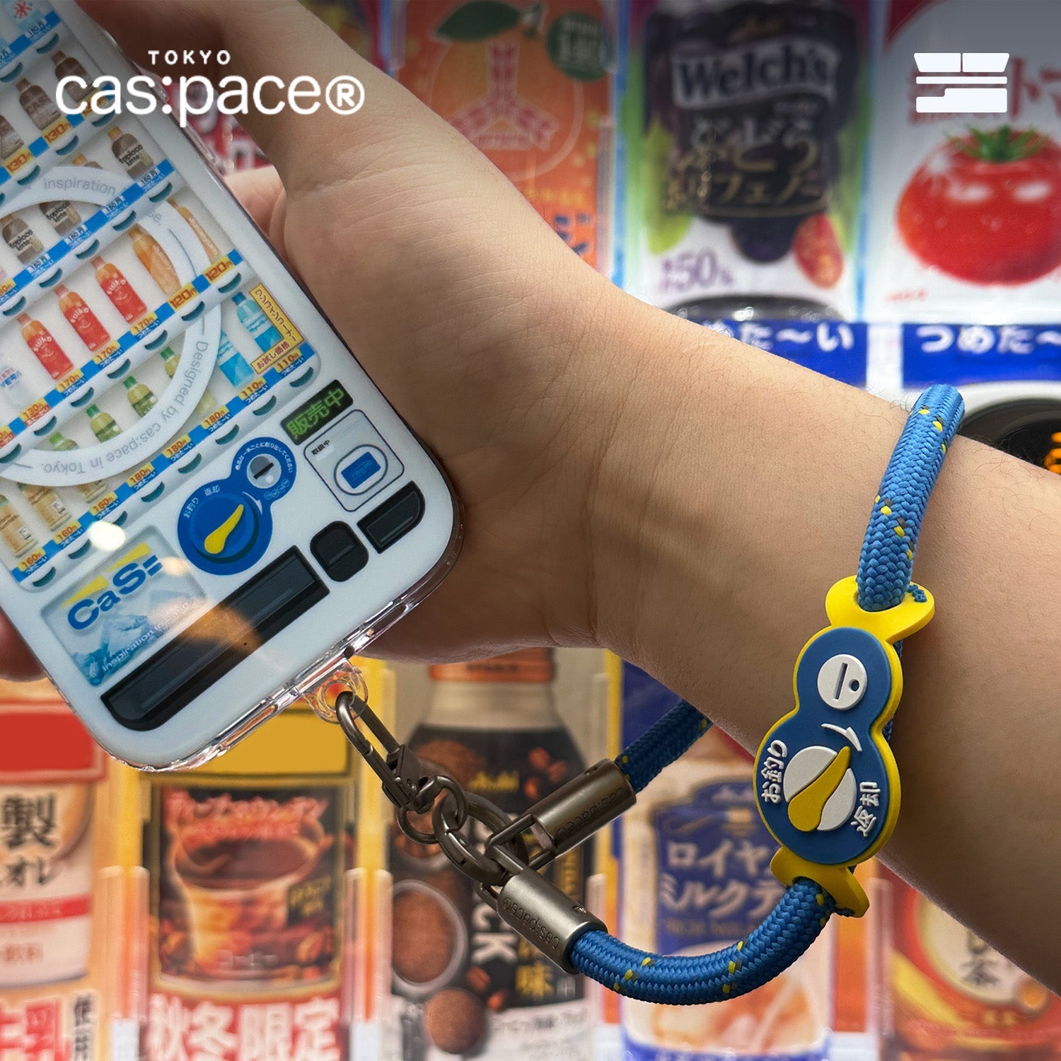 cas:pace 25S/S「自動販売機」携帯ストラップ - cas:pace 殼空間