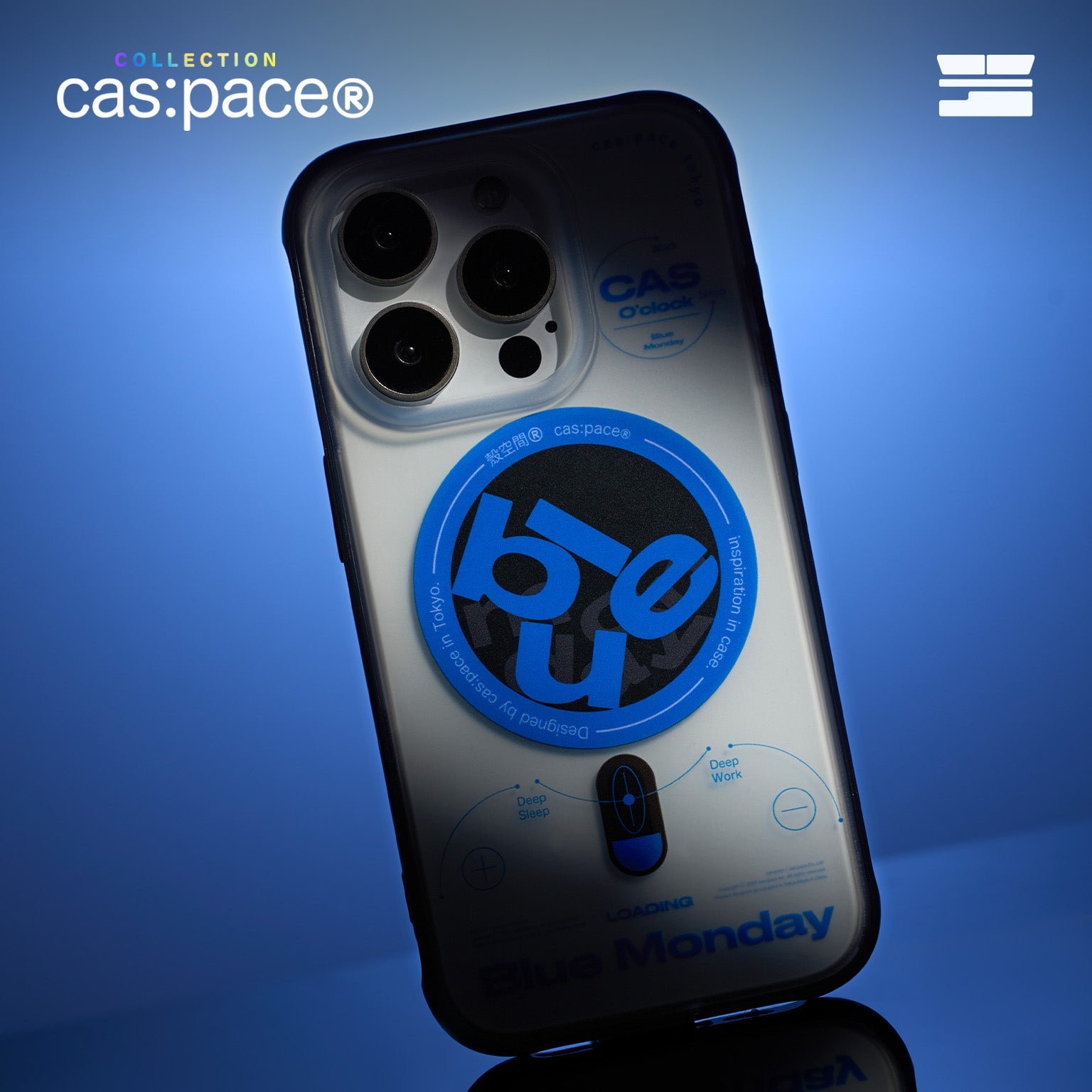 cas:pace 25S/S MagSafe対応「blue monday」携帯ケース - cas:pace 殼空間