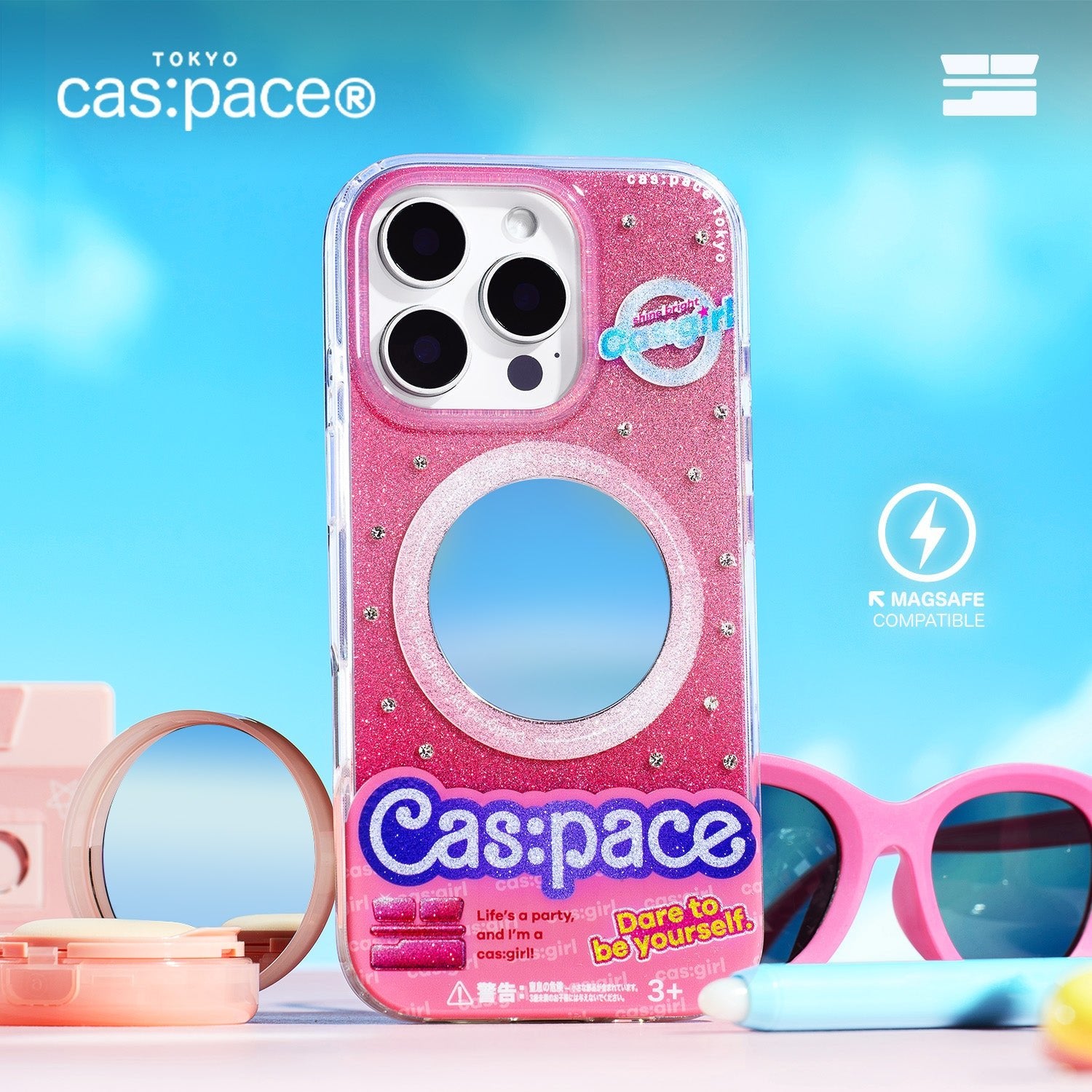 cas:pace 25S/S MagSafe対応「cas:girl」携帯ケース - cas:pace 殼空間