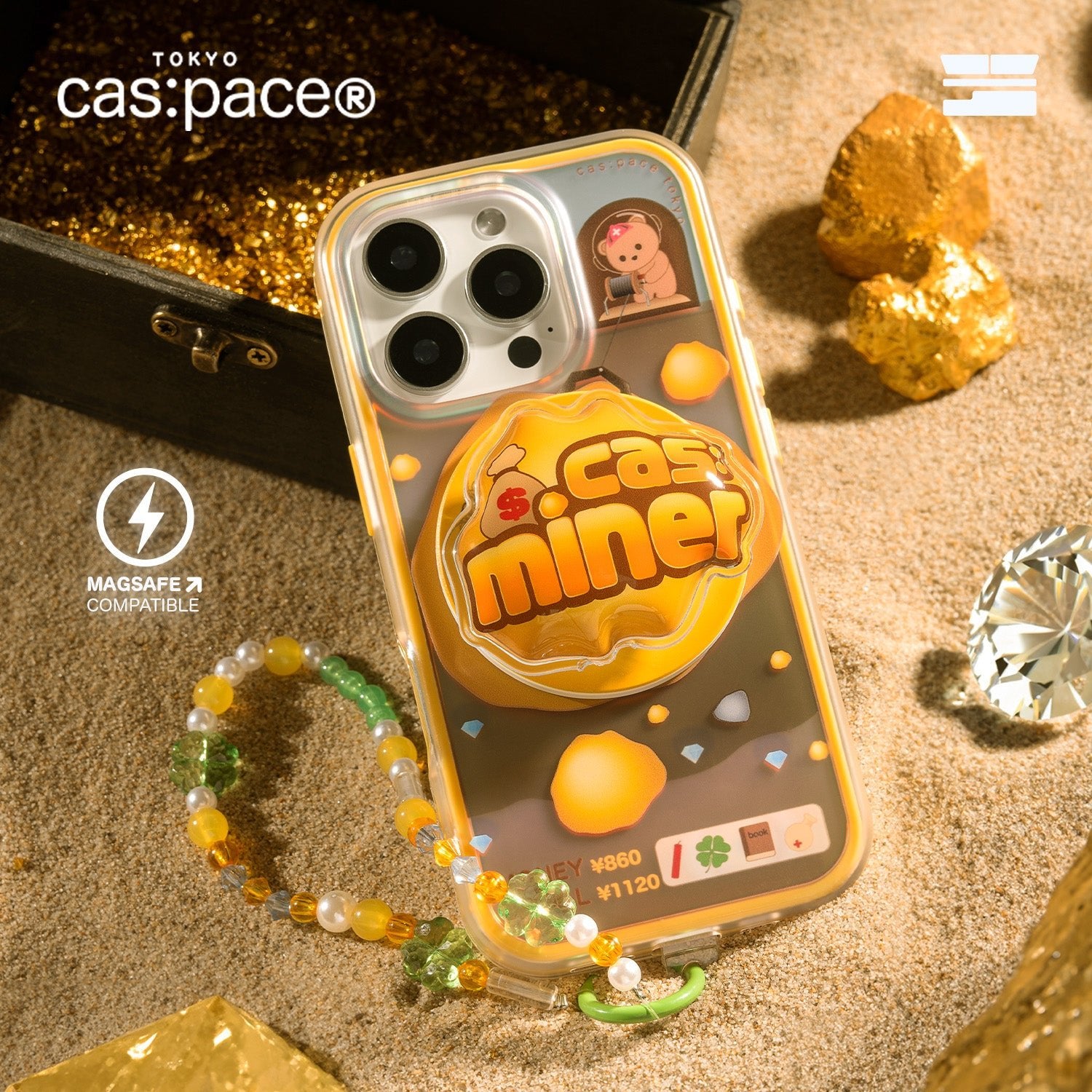 cas:pace 25S/S MagSafe対応「casminer」携帯ケース - cas:pace 殼空間