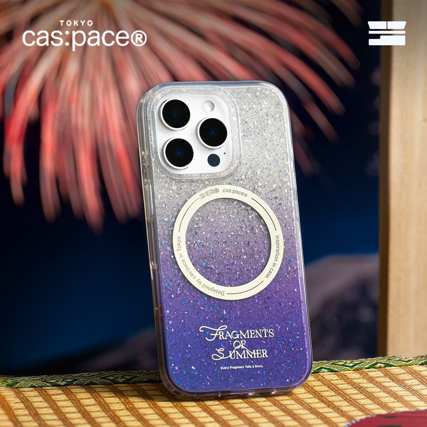 cas:pace 25S/S MagSafe対応「fragments of summer」携帯ケース - cas:pace 殼空間