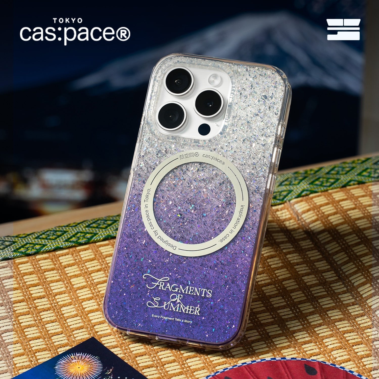 cas:pace 25S/S MagSafe対応「fragments of summer」携帯ケース - cas:pace 殼空間