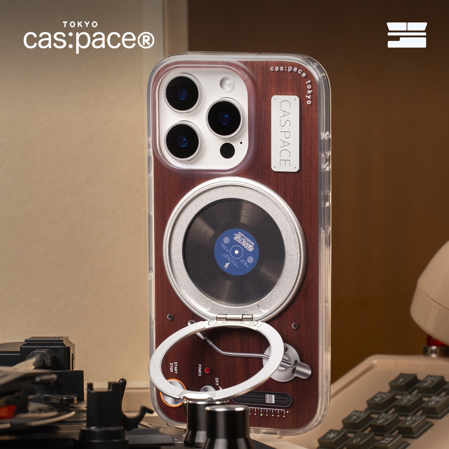 cas:pace 25S/S MagSafe対応「wood vinyl」携帯ケース - cas:pace 殼空間