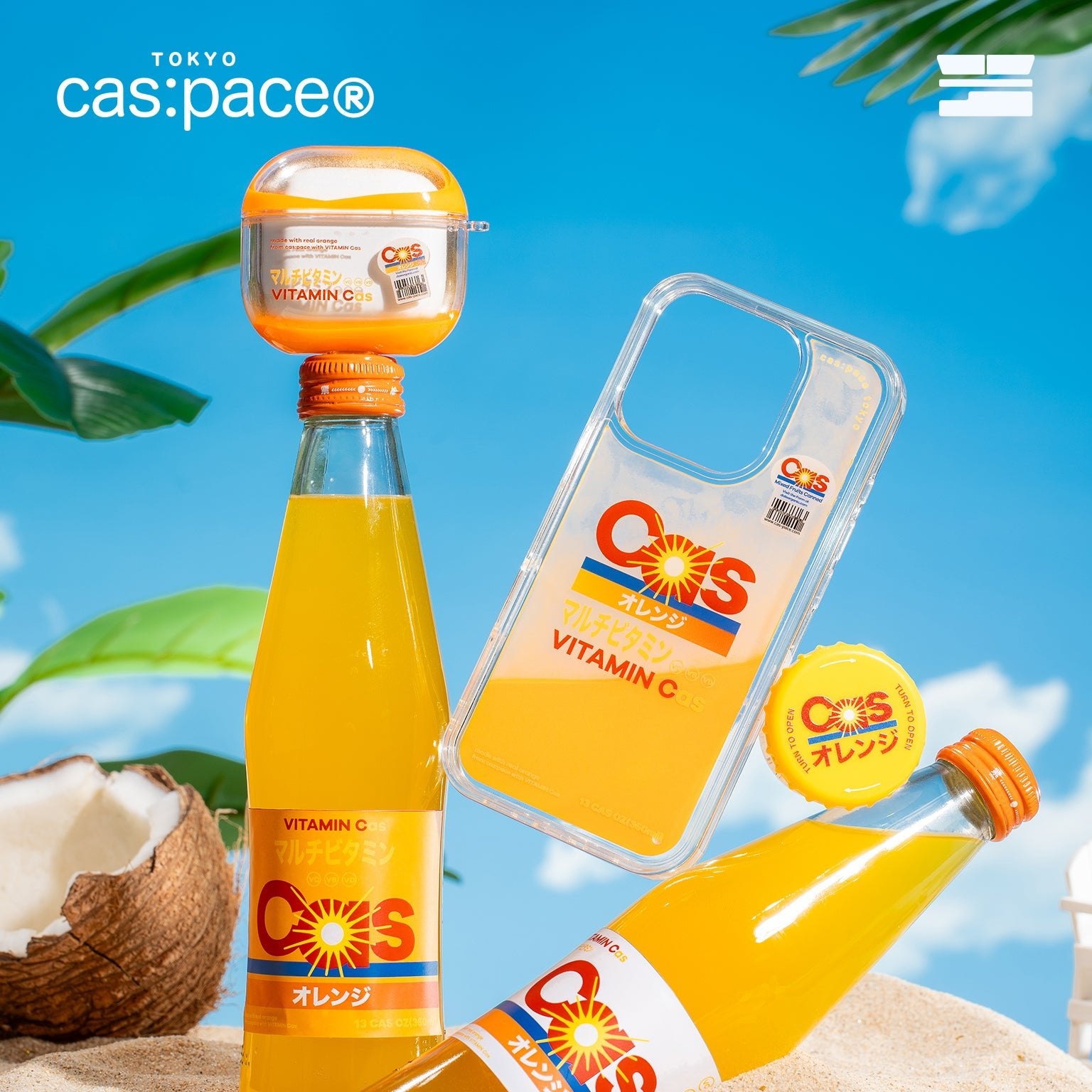cas:pace 25S/S 「orange juice」携帯ケース - cas:pace 殼空間