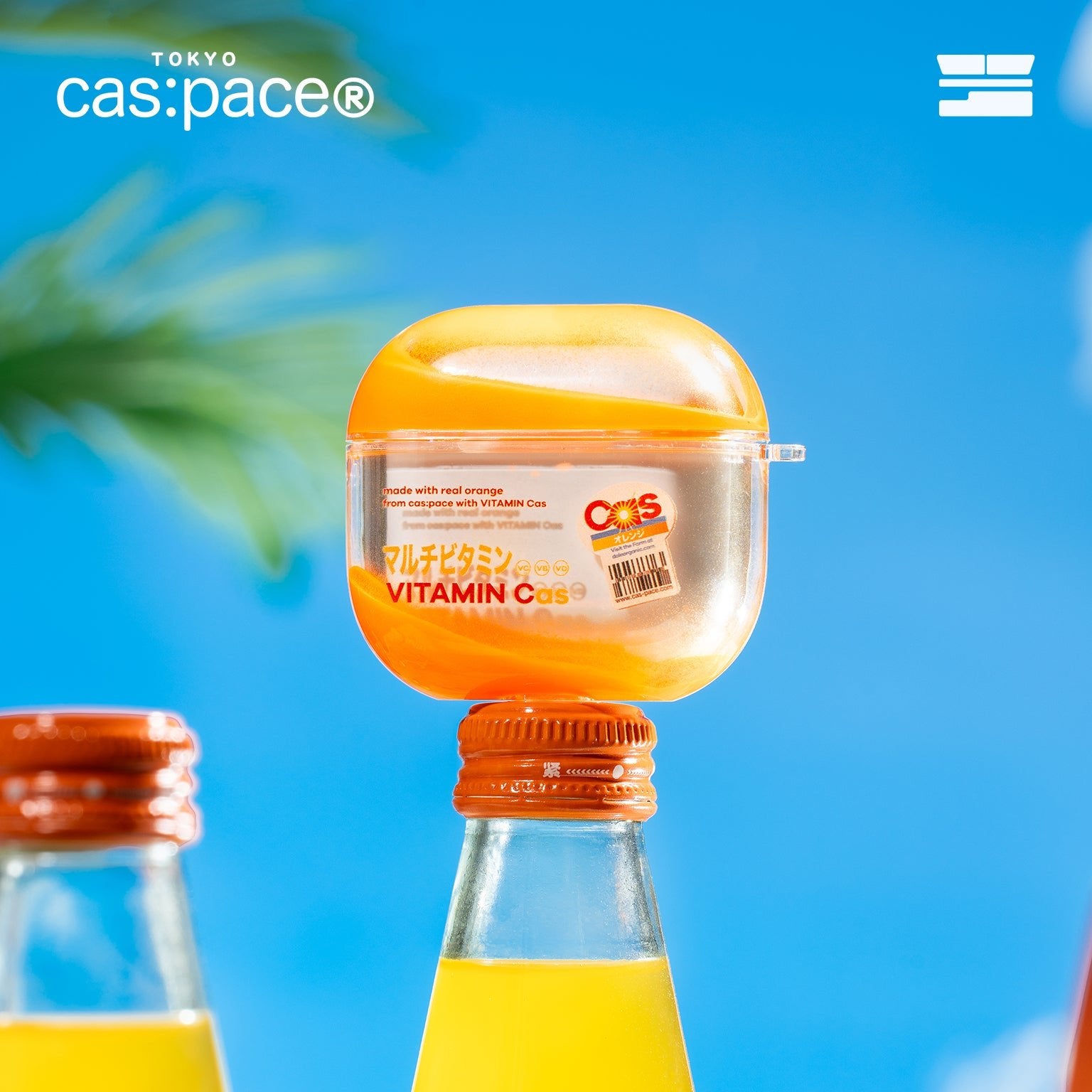 cas:pace 25S/S 「orange juice」流砂AirPodsケース - cas:pace 殼空間