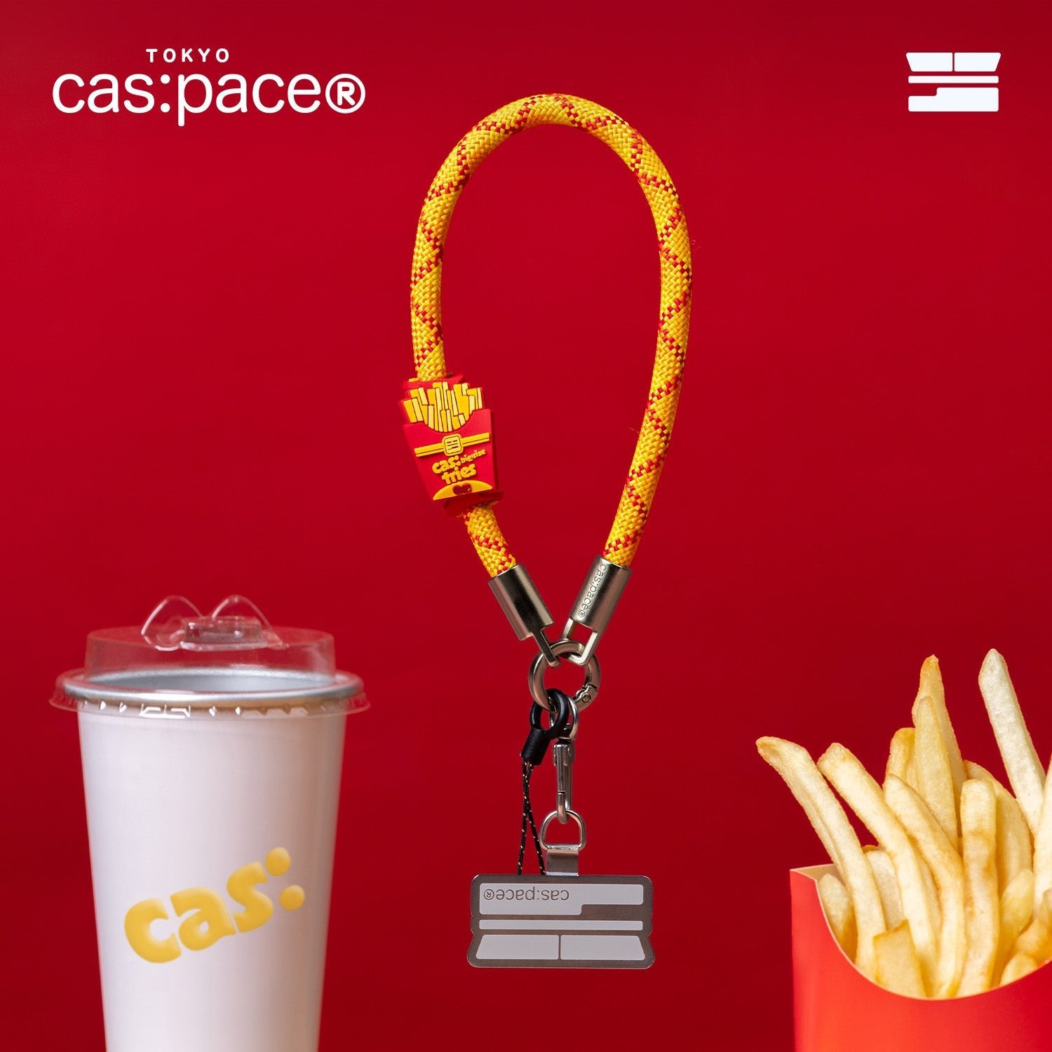 cas:pace 26S/S「フライドポテト」携帯ストラップ - cas:pace 殼空間