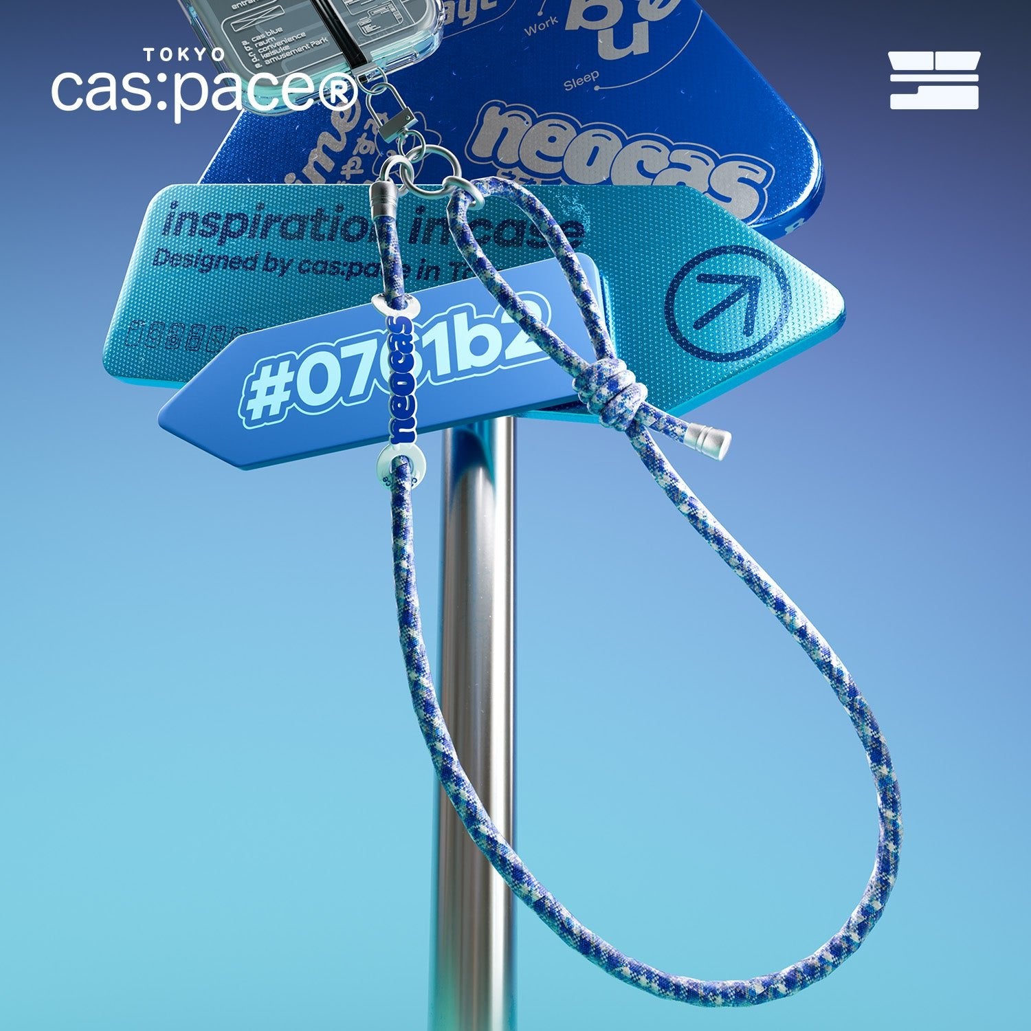 cas:pace 26S/S「殼空間道路標識」携帯ストラップ - cas:pace 殼空間
