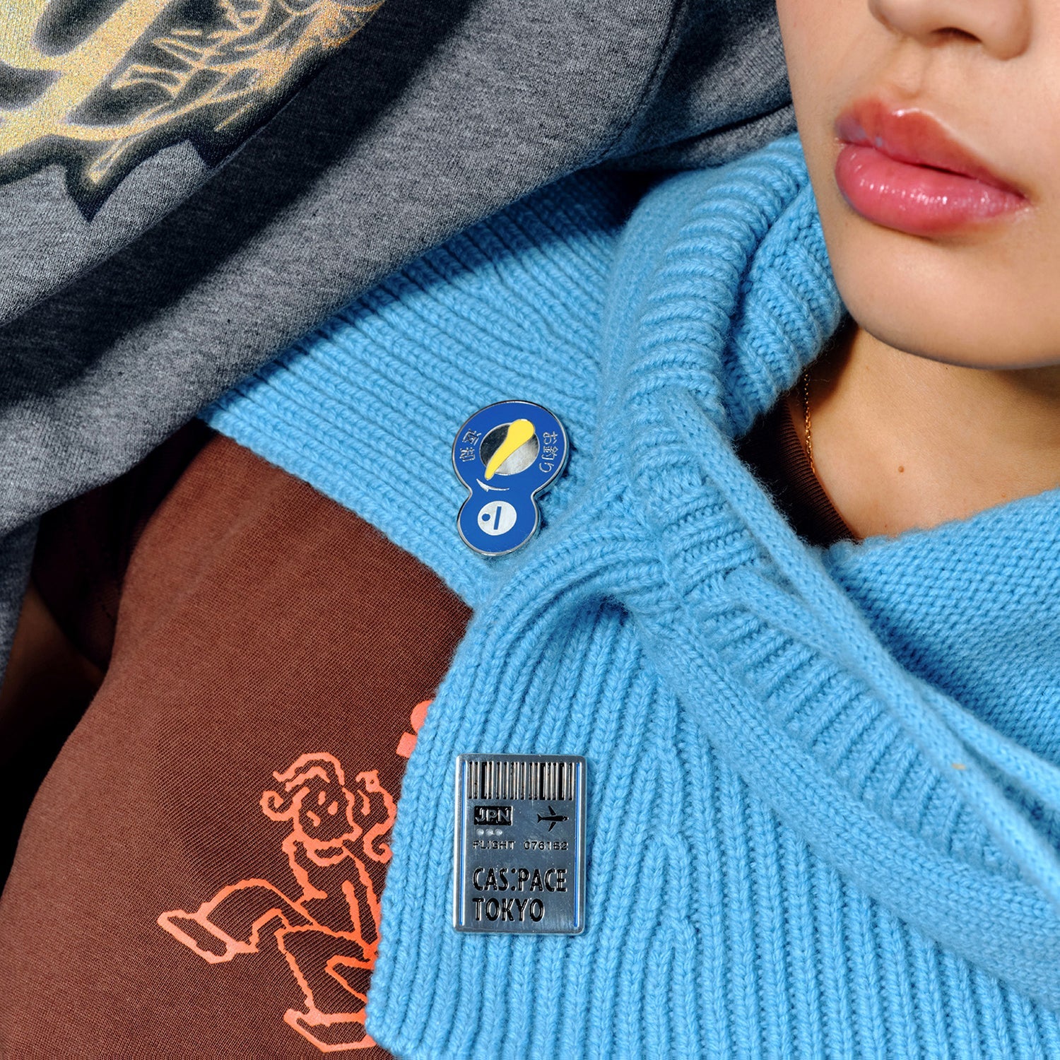 cas:pace 26S/S 「enjoy the trip」ブローチ - cas:pace 殼空間