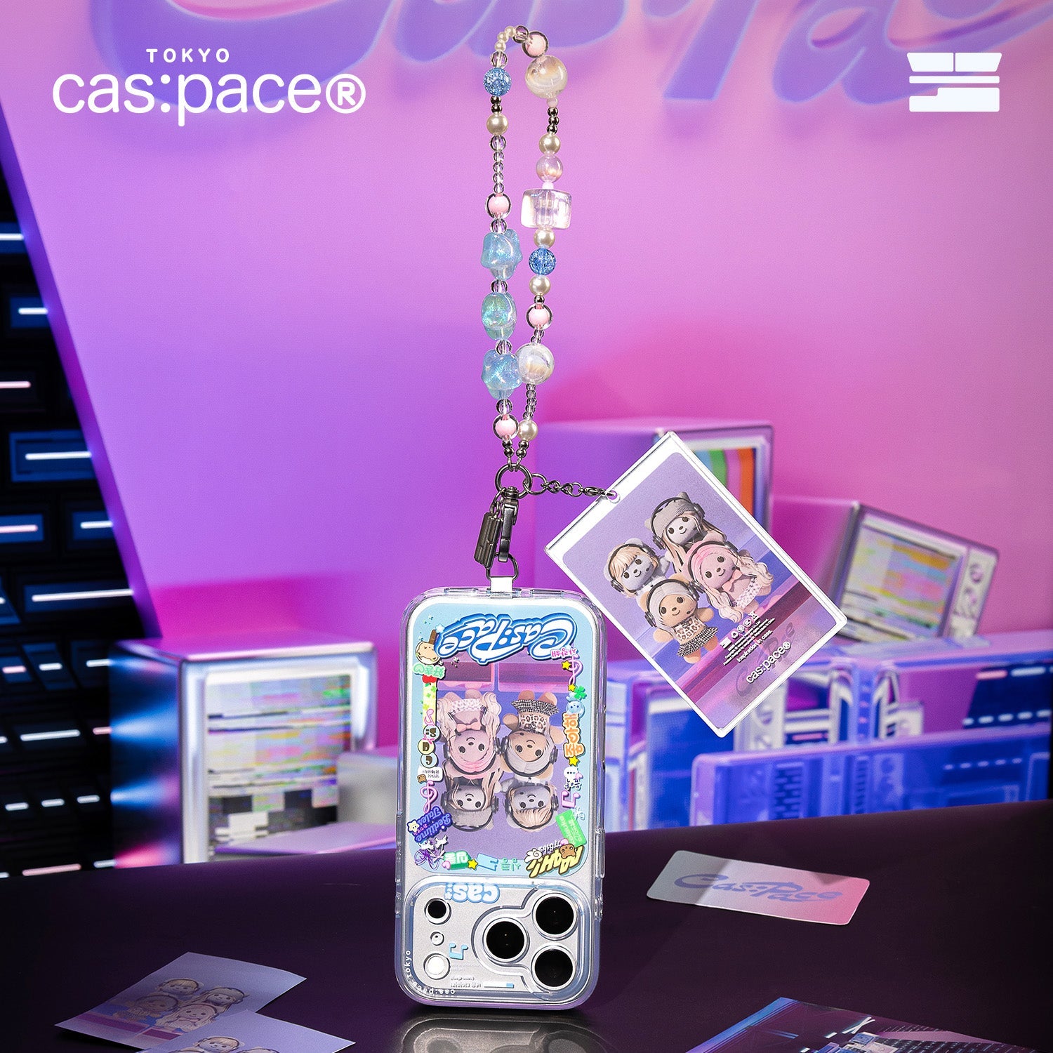 cas:pace 26S/S 「Kpop Photocard」携帯ストラップ - cas:pace 殼空間