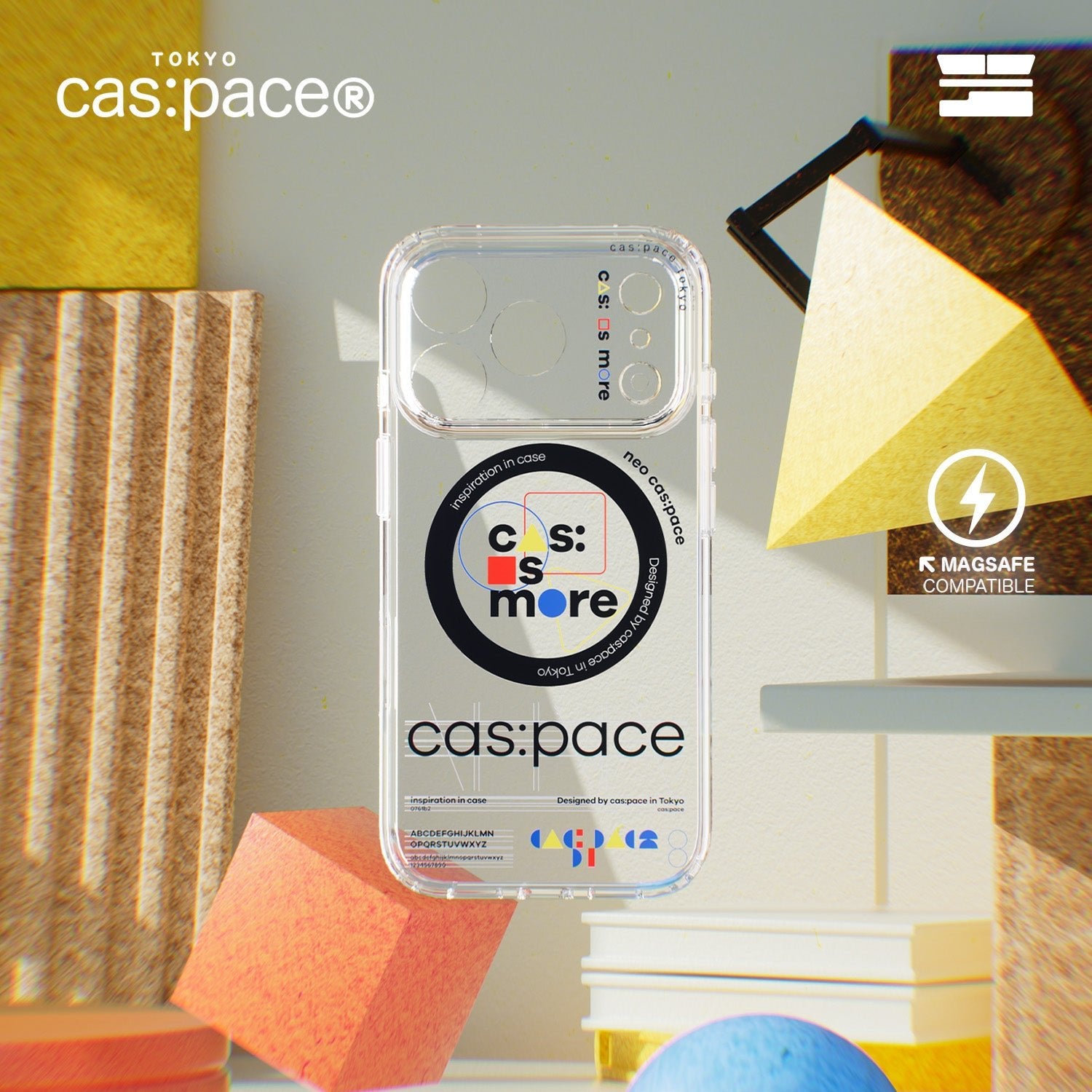 cas:pace 26S/S MagSafe対応「バウハウス」携帯ケース - cas:pace 殼空間