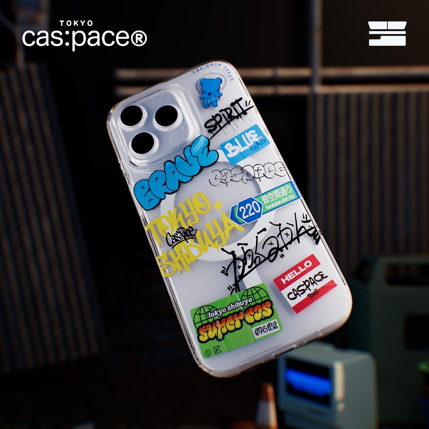 cas:pace 26S/S MagSafe対応「渋谷グラフィティ」携帯ケース - cas:pace 殼空間