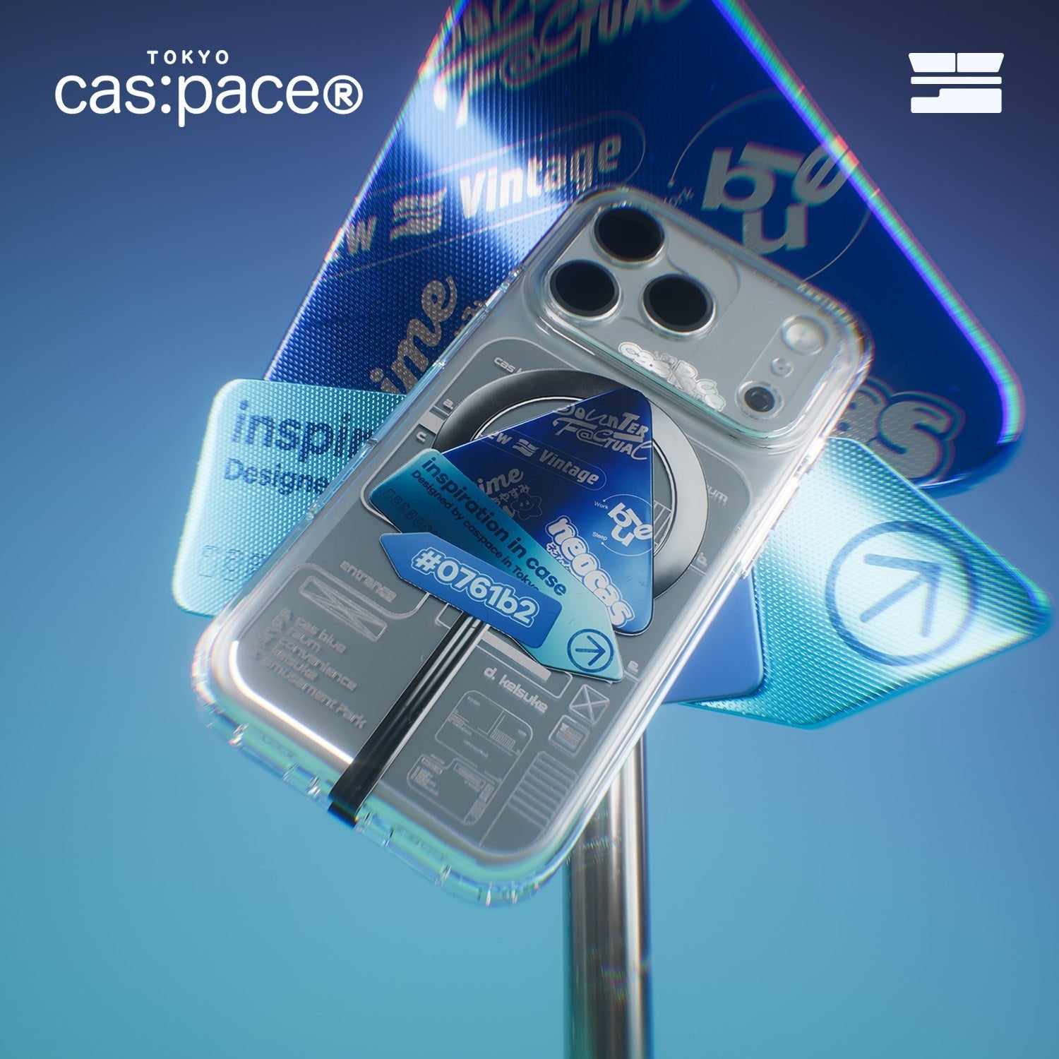 cas:pace 26S/S MagSafe対応「殼空間道路標識」携帯ケース - cas:pace 殼空間
