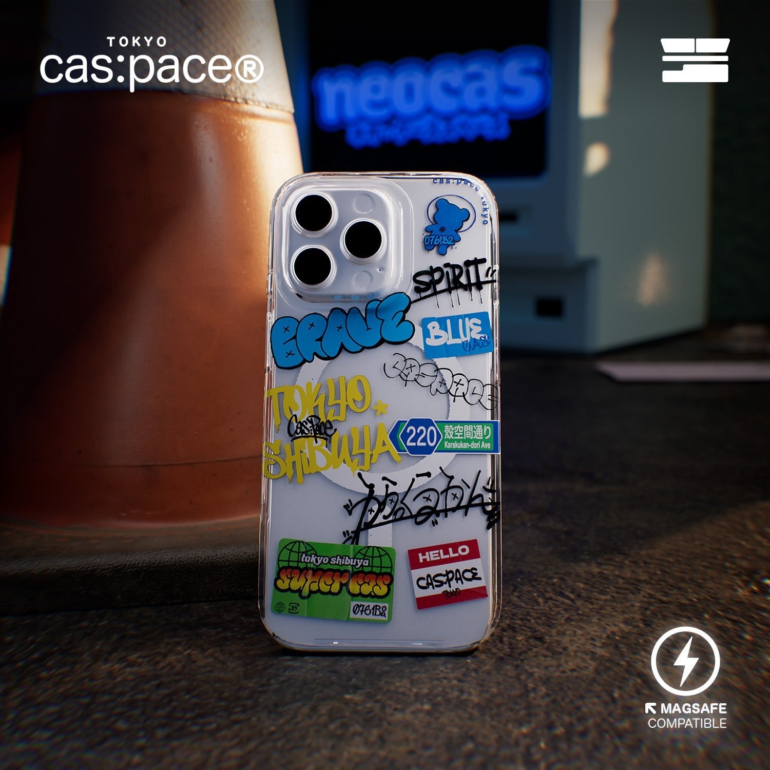 cas:pace 26S/S MagSafe対応「渋谷グラフィティ」携帯ケース - cas:pace 殼空間