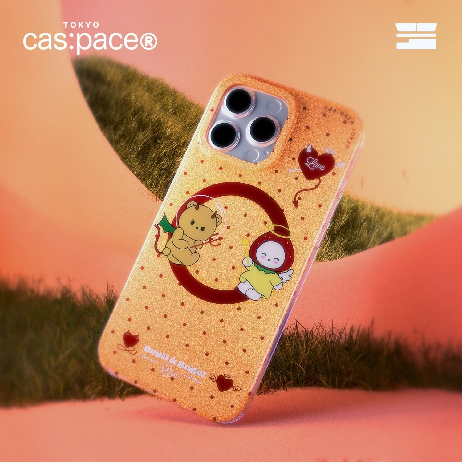 cas:pace 26S/S MagSafe対応「天使と悪魔」携帯ケース - cas:pace 殼空間