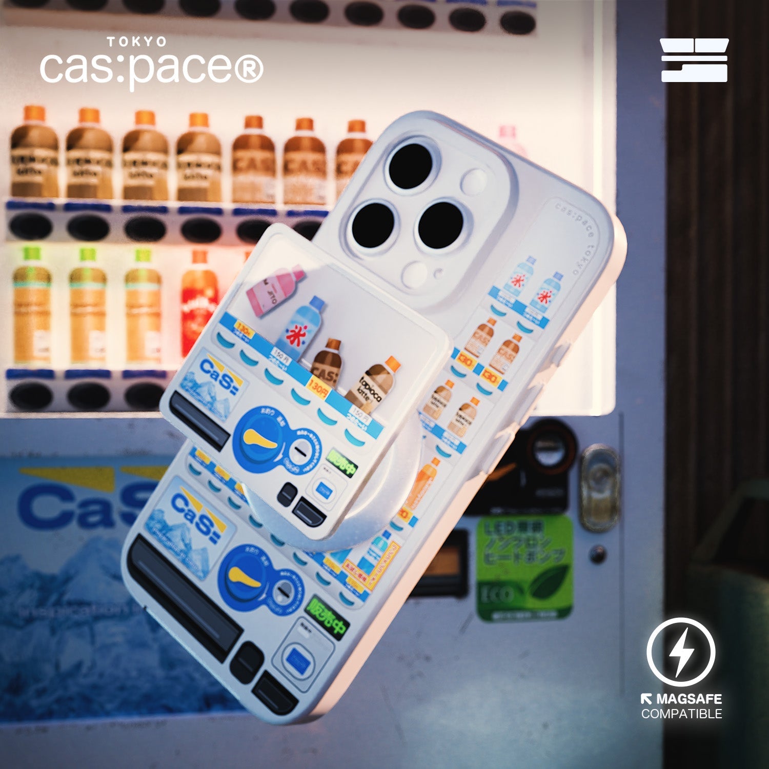cas:pace 26S/S MagSafe対応「自動販売機」携帯ホルダー - cas:pace 殼空間