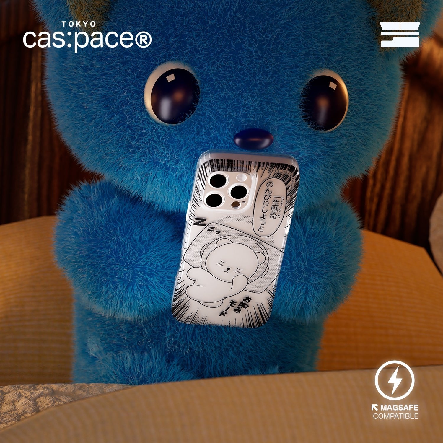 cas:pace 26S/S MagSafe対応「お休みモード」携帯ケース - cas:pace 殼空間