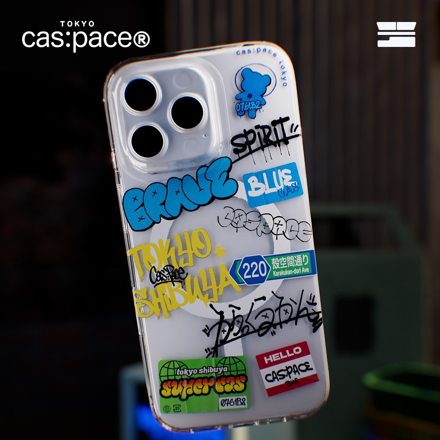 cas:pace 26S/S MagSafe対応「渋谷グラフィティ」携帯ケース - cas:pace 殼空間