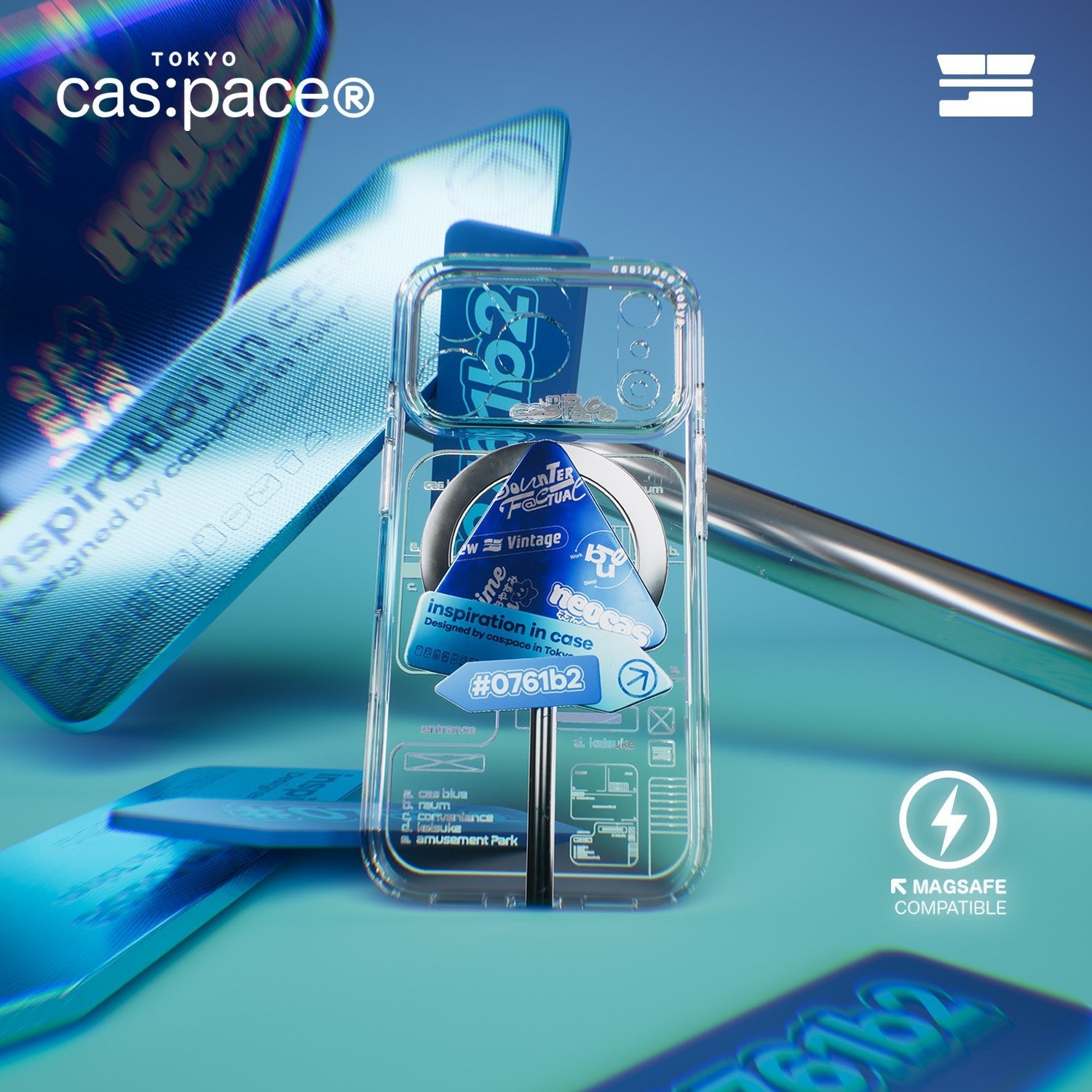 cas:pace 26S/S MagSafe対応「殼空間道路標識」携帯ケース - cas:pace 殼空間