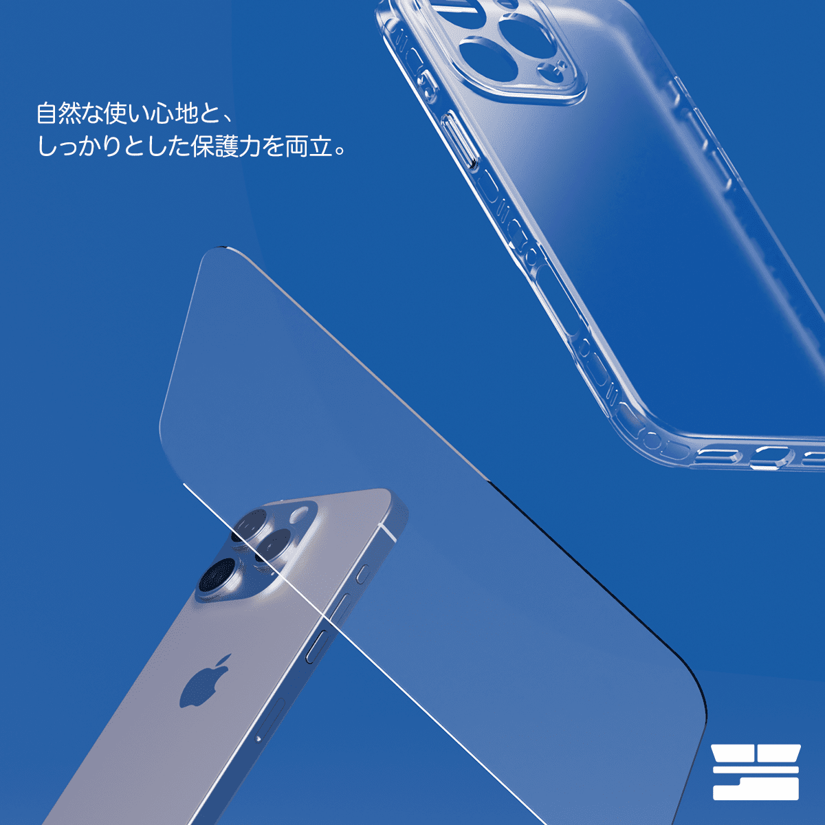 cas:pace超衝撃吸収画面保護ガラスフィルム - cas:pace 殼空間