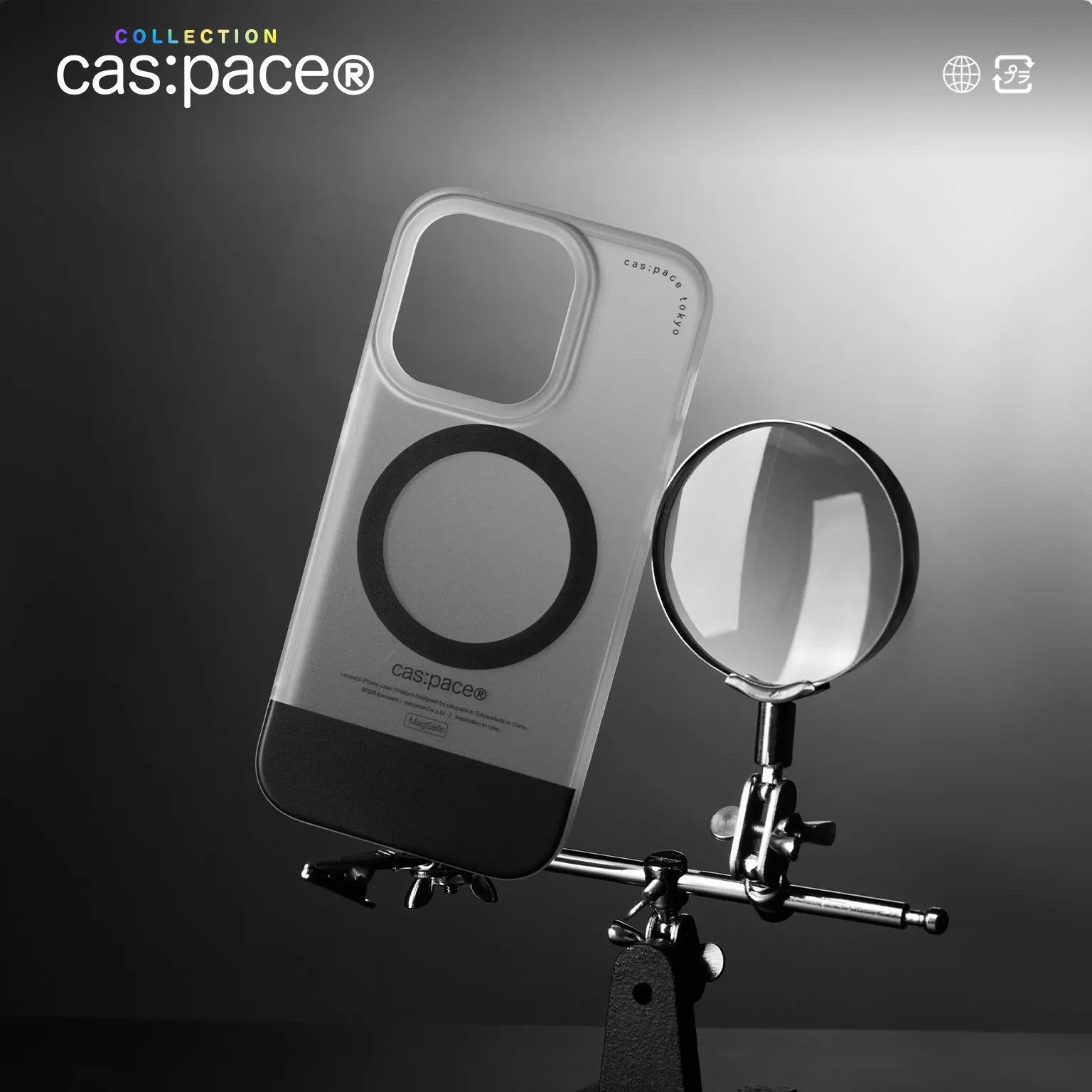 cas:pace collection Magsafe対応「black ring」携帯ケース - cas:pace 殼空間