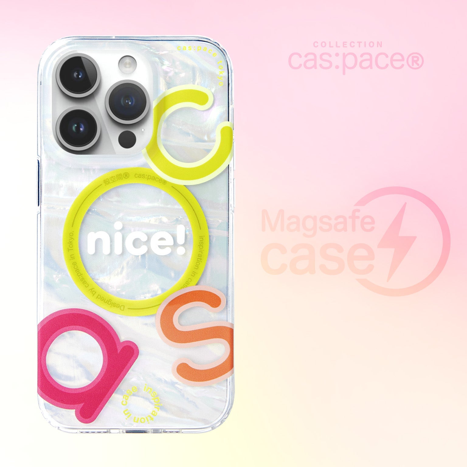 cas:pace collection Magsafe対応「cas」携帯ケース - cas:pace 殼空間