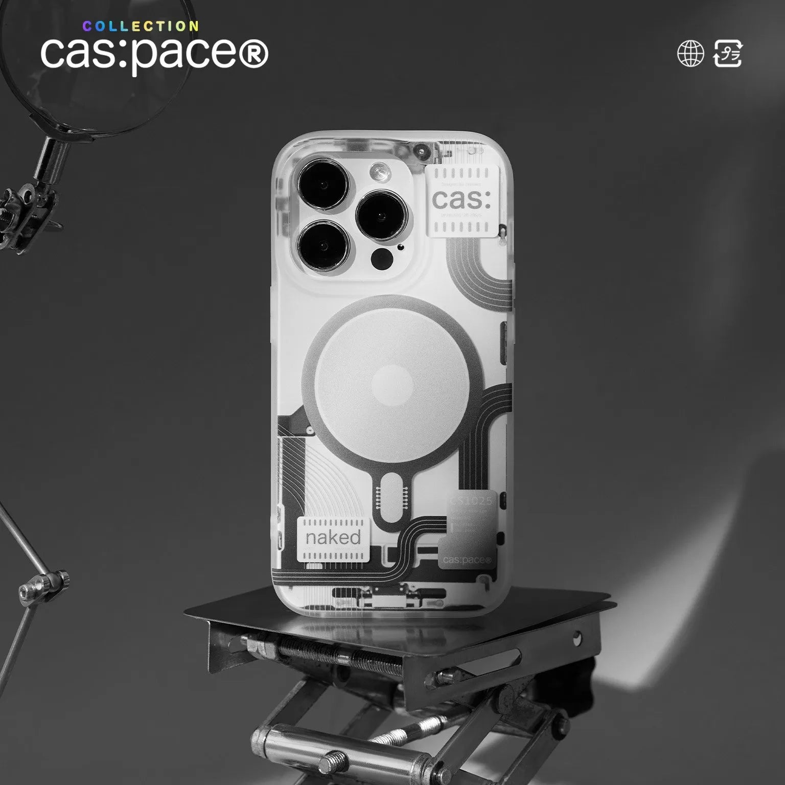 cas:pace collection Magsafe対応「naked」携帯ケース - cas:pace 殼空間