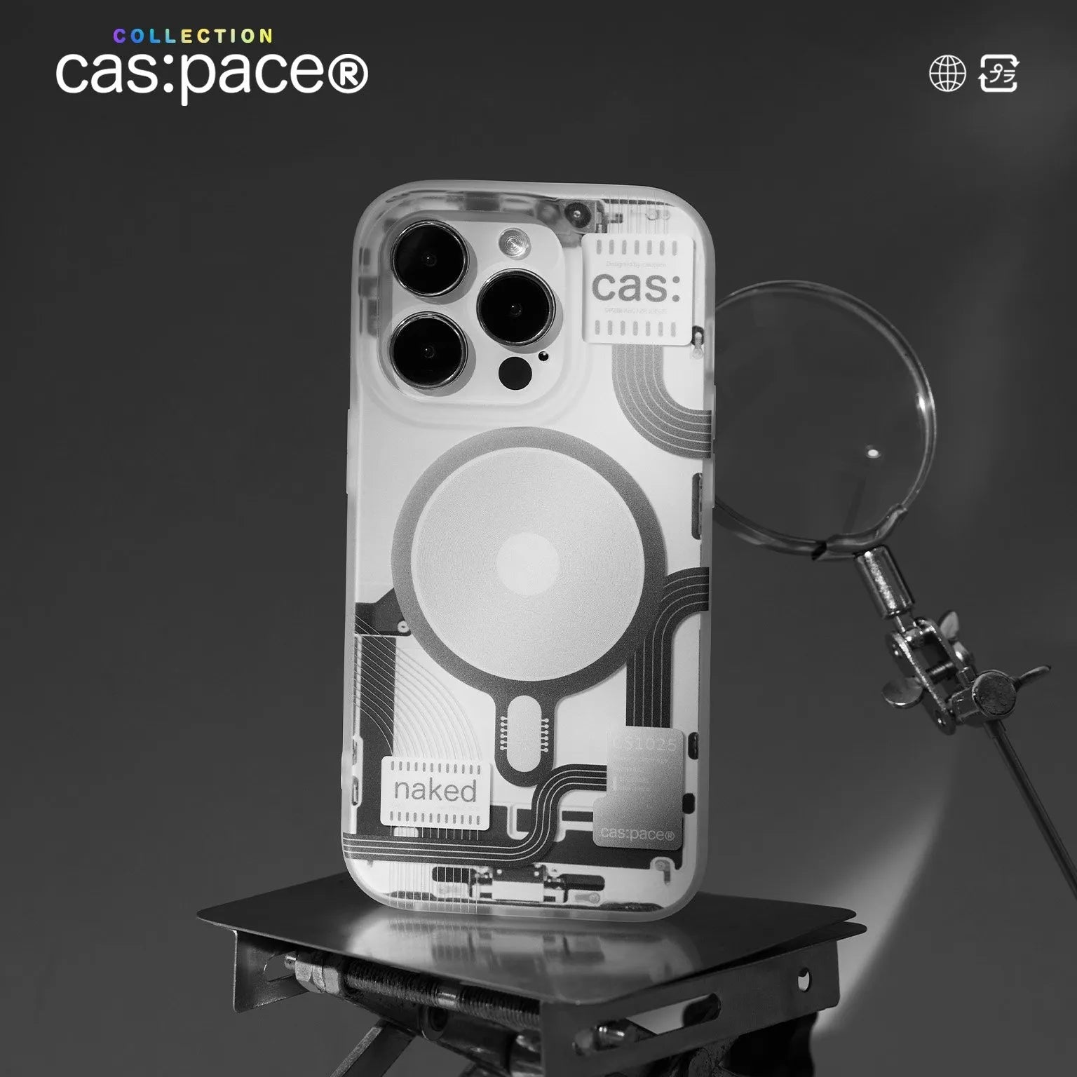 cas:pace collection Magsafe対応「naked」携帯ケース - cas:pace 殼空間