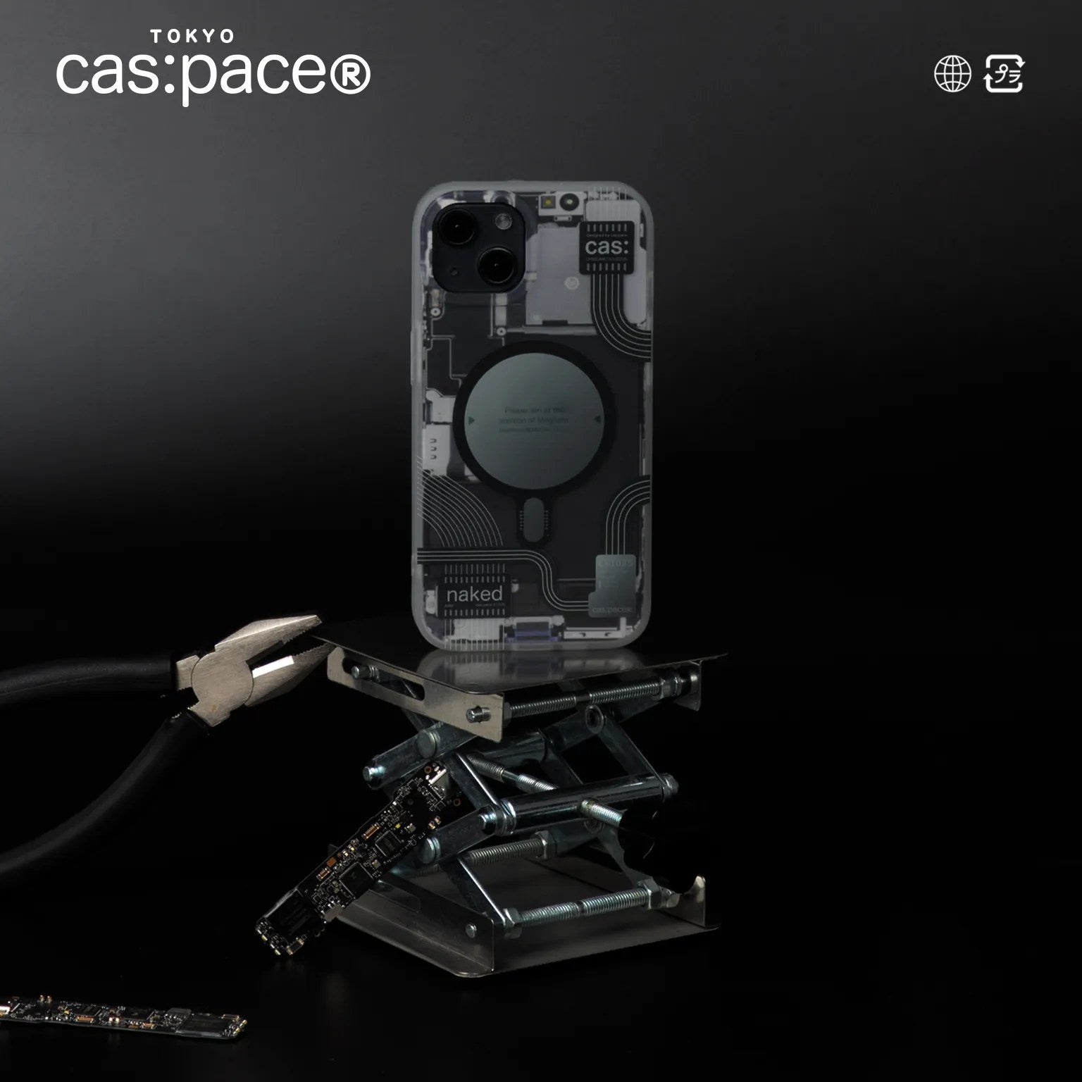 cas:pace collection MagSafe対応「naked」携帯ケース - cas:pace 殼空間