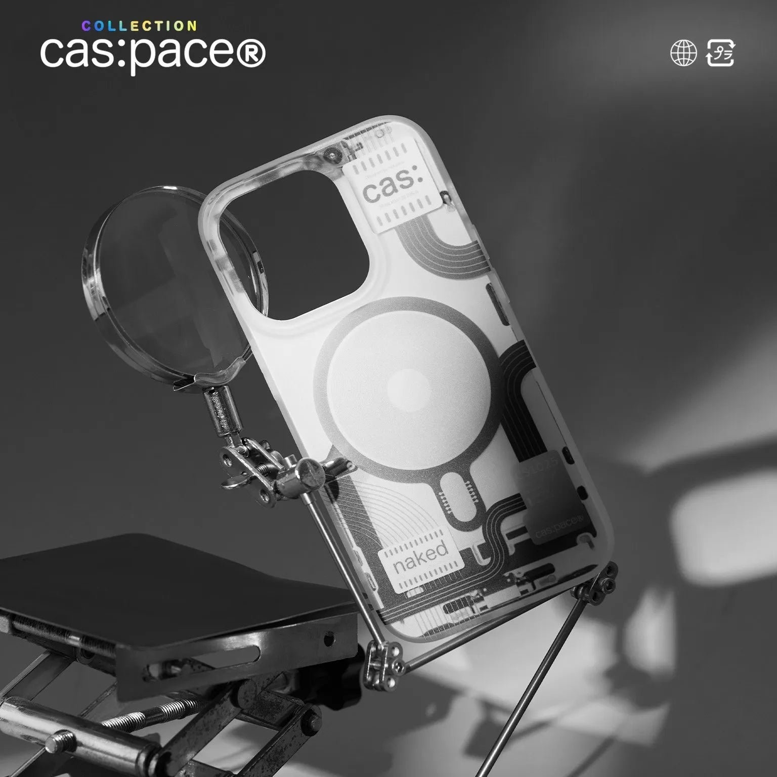 cas:pace collection Magsafe対応「naked」携帯ケース - cas:pace 殼空間
