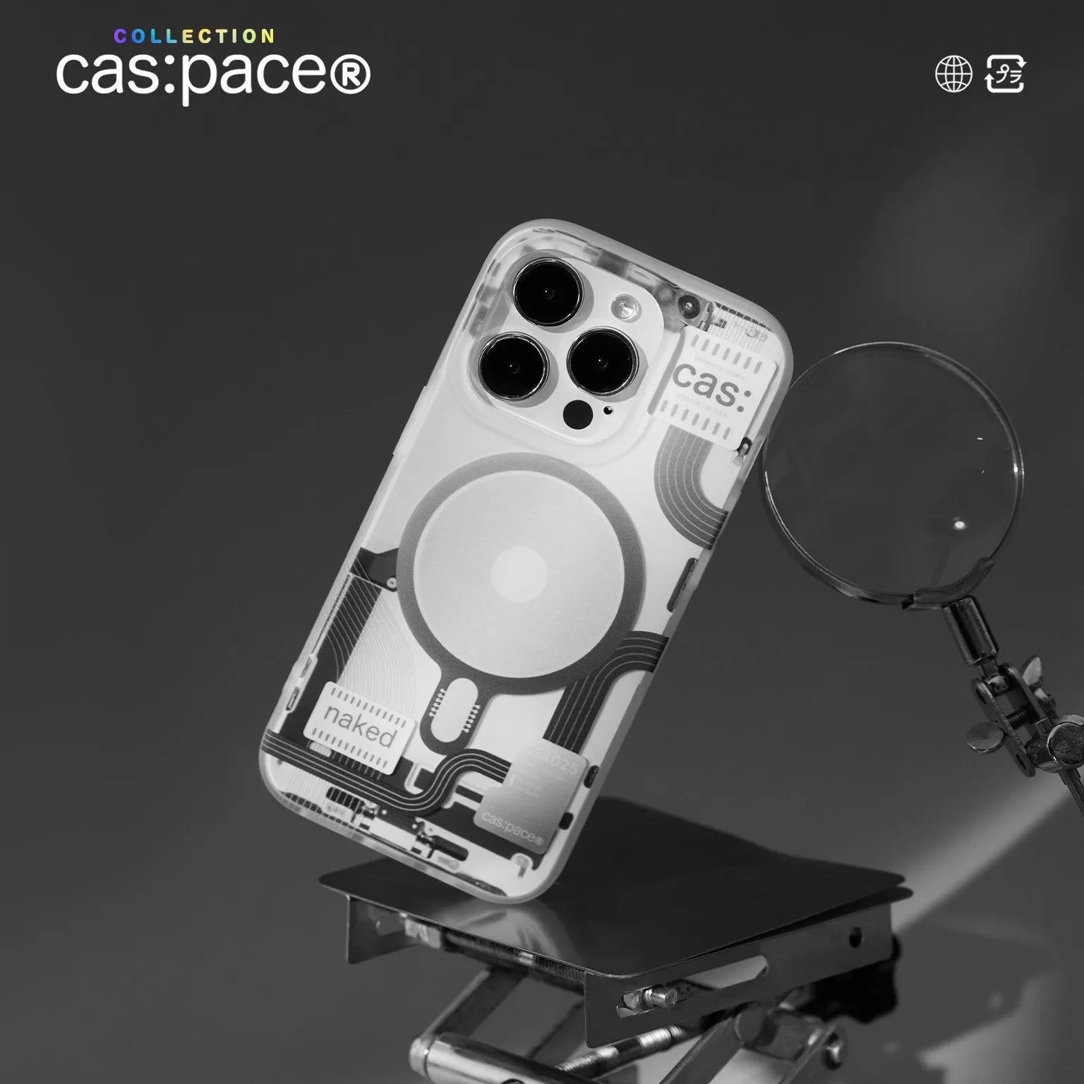 cas:pace collection Magsafe対応「naked」携帯ケース - cas:pace 殼空間