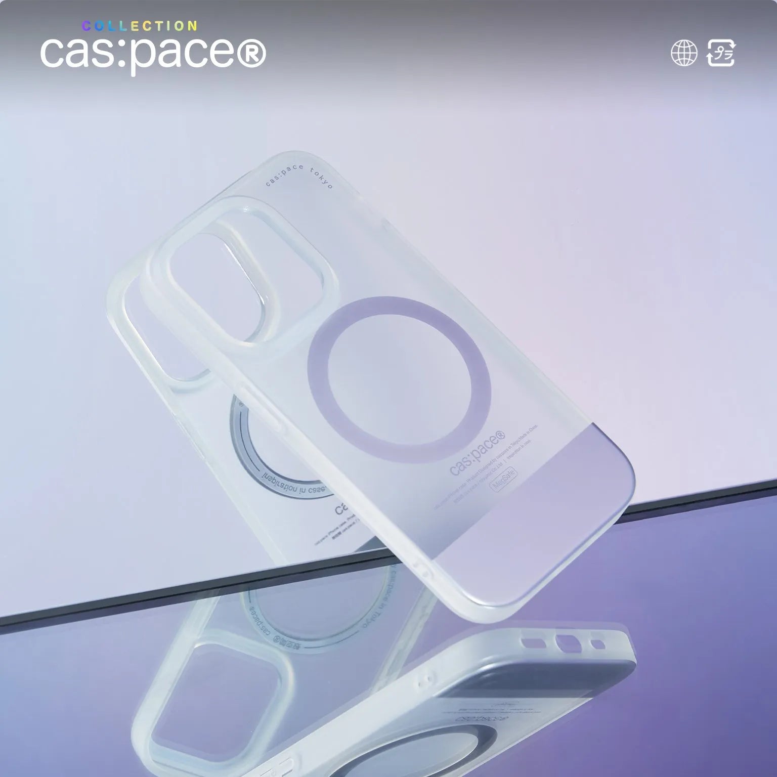 cas:pace collection Magsafe対応「silver ring」携帯ケース - cas:pace 殼空間