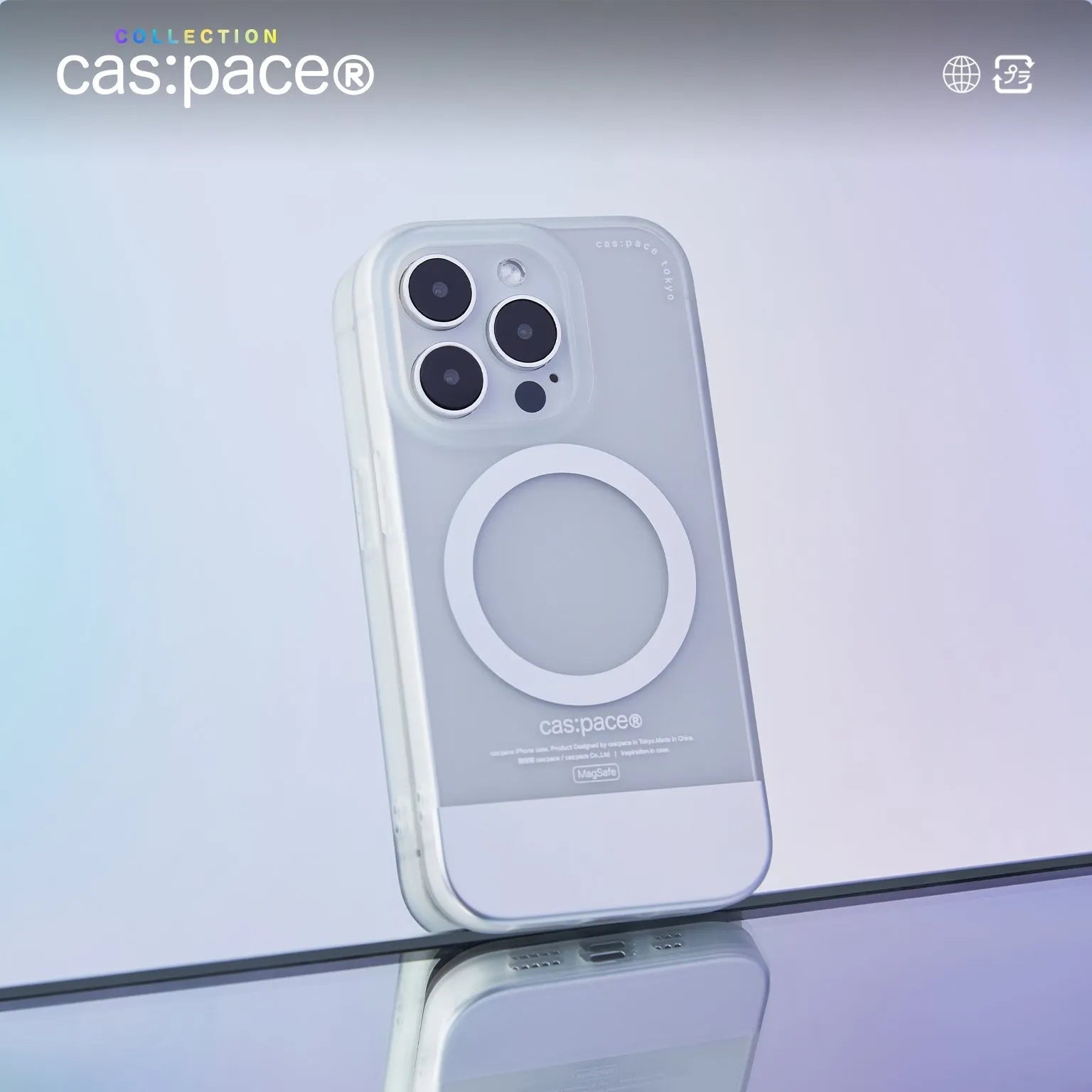 cas:pace collection Magsafe対応「silver ring」携帯ケース - cas:pace 殼空間