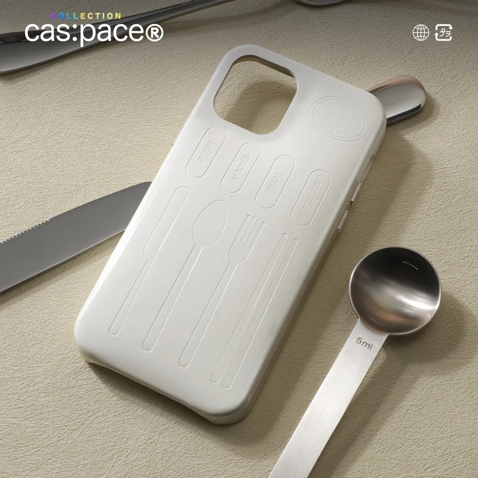 cas:pace collection 「tableware」携帯ケース - cas:pace 殼空間