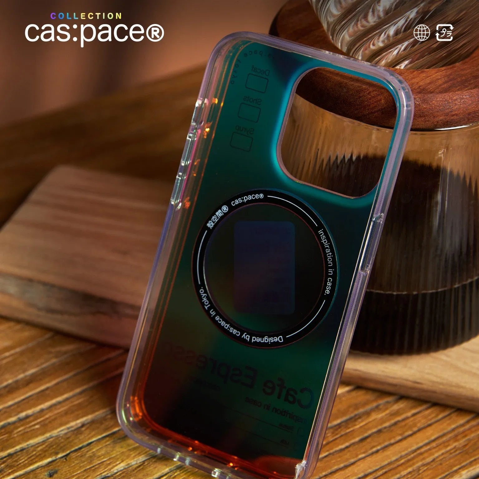 cas:pace collection「espresso」MagSafe対応携帯ケース - cas:pace 殼空間