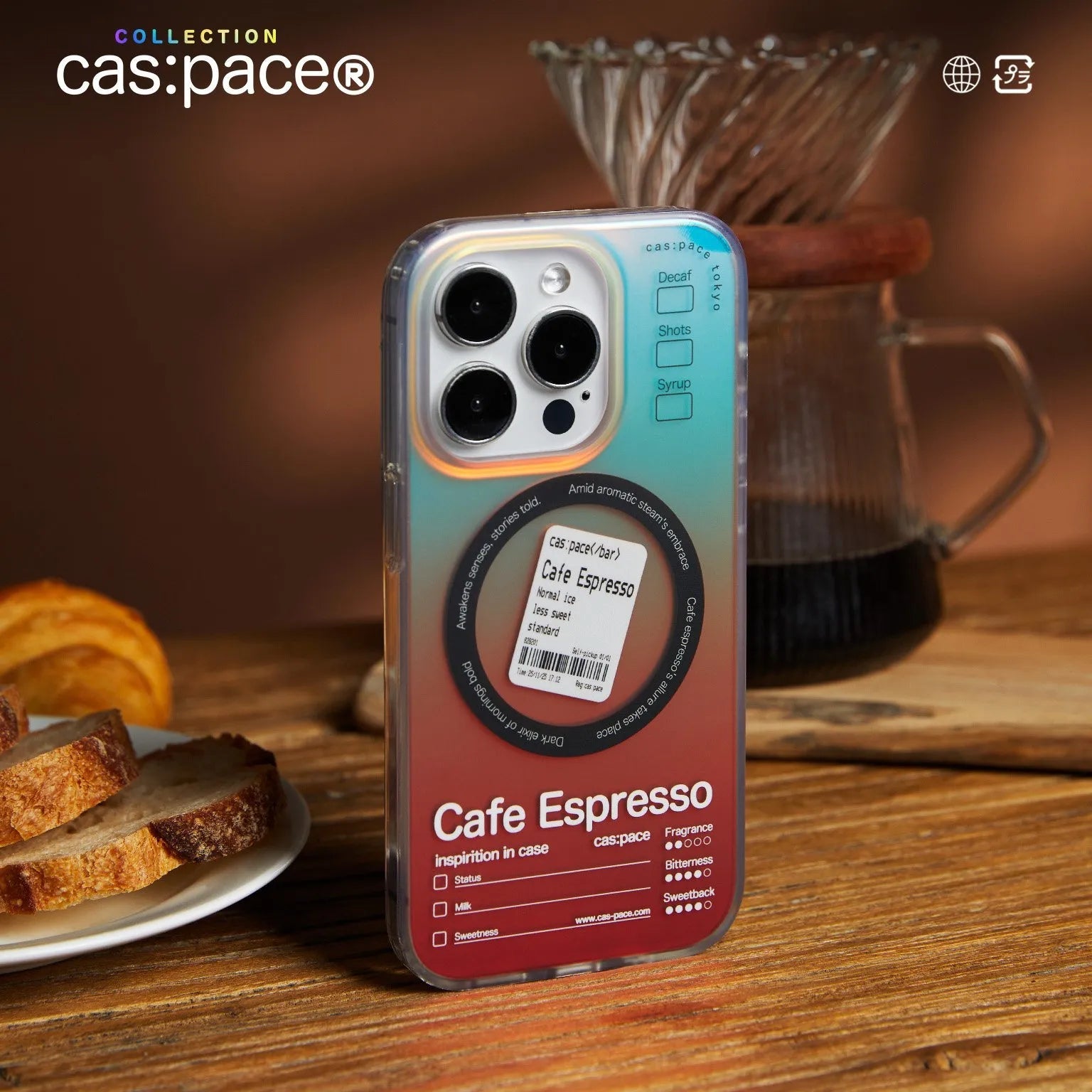 cas:pace collection「espresso」MagSafe対応携帯ケース - cas:pace 殼空間