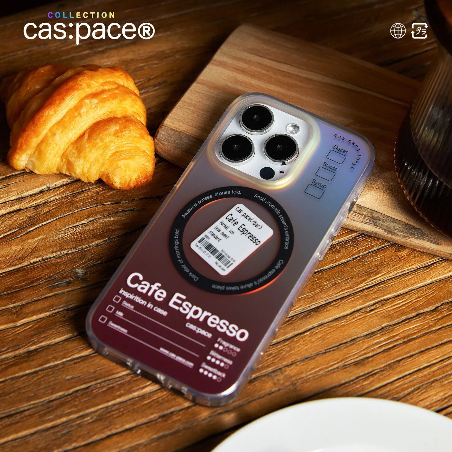 cas:pace collection「espresso」MagSafe対応携帯ケース - cas:pace 殼空間