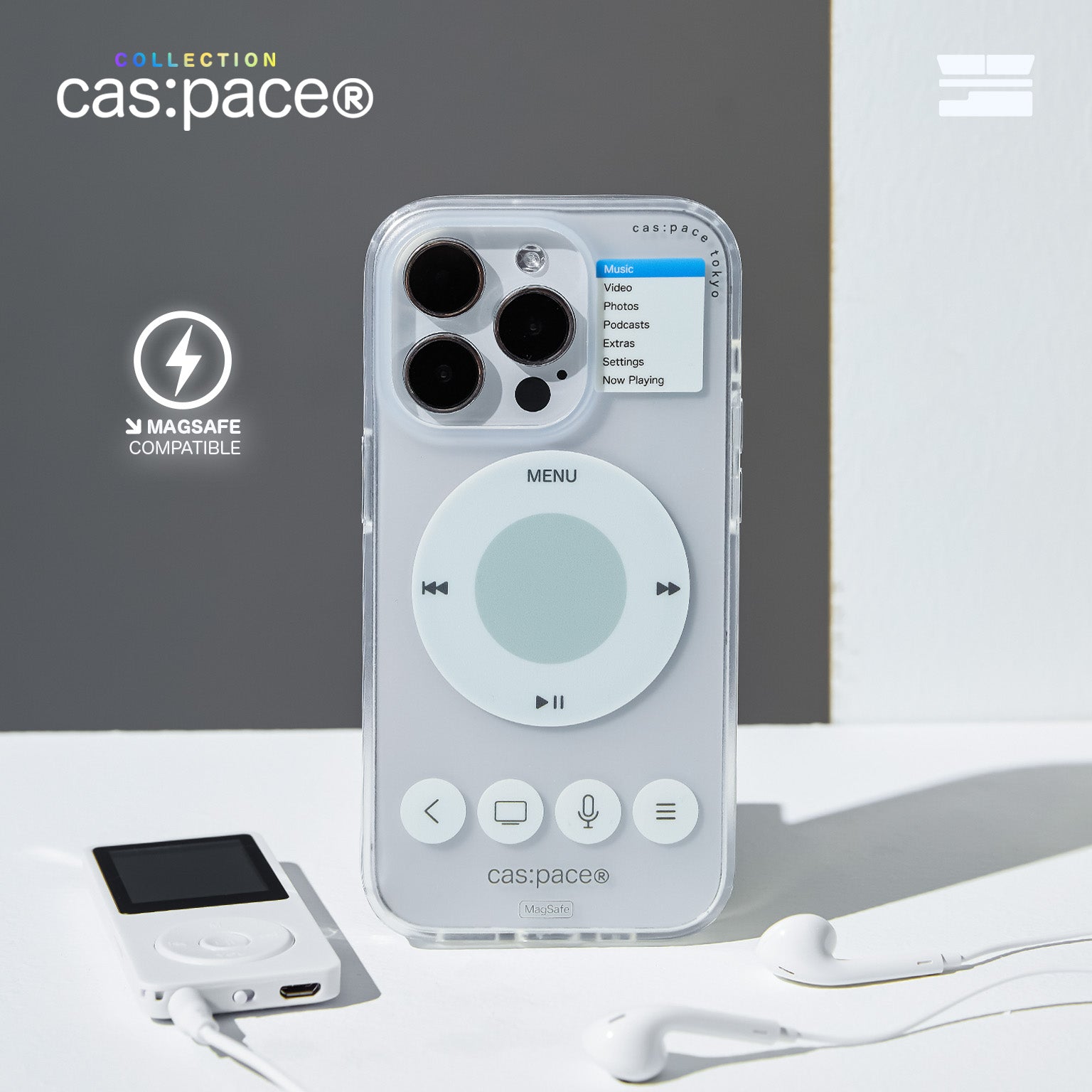 cas:pace collection「MP3プレーヤー」MagSafe対応携帯ケース - cas:pace 殼空間