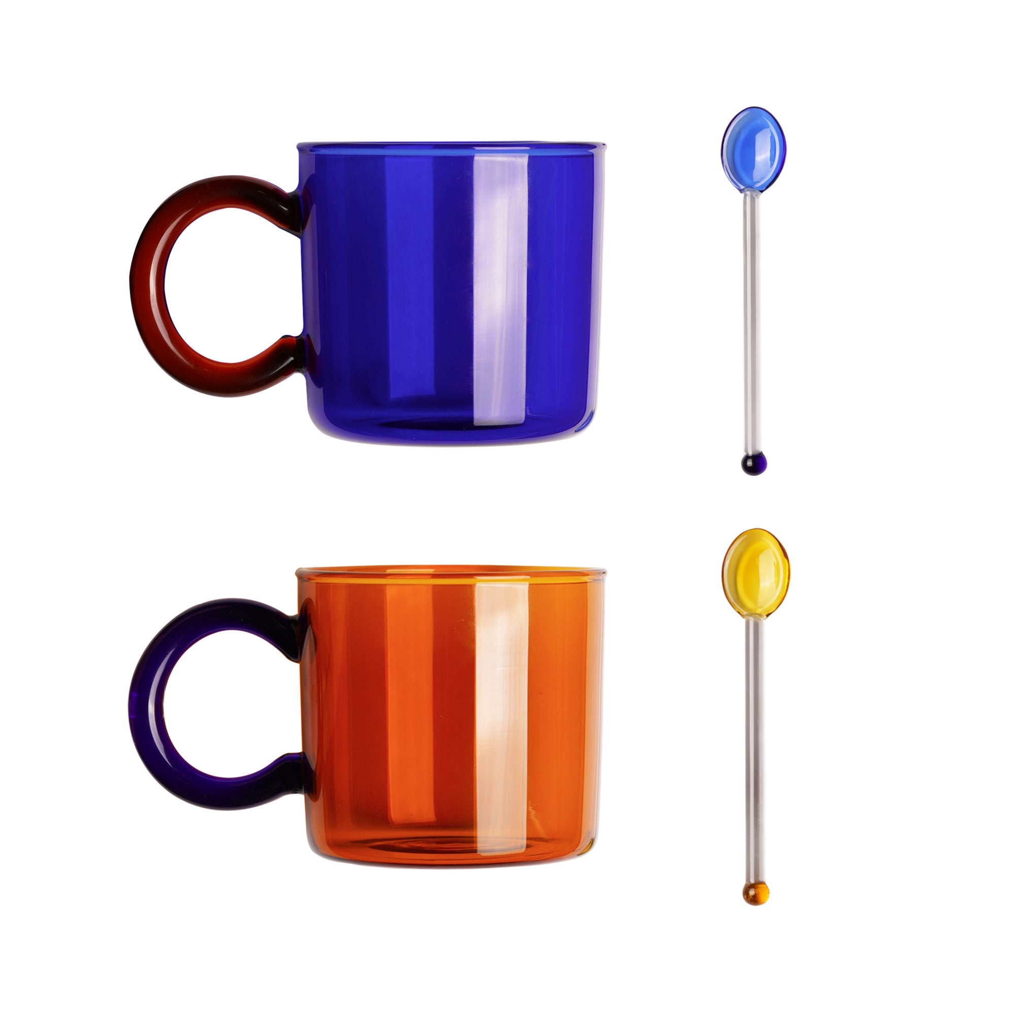 cas:pace home 「赤と青のカップル」カップ - cas:pace 殼空間