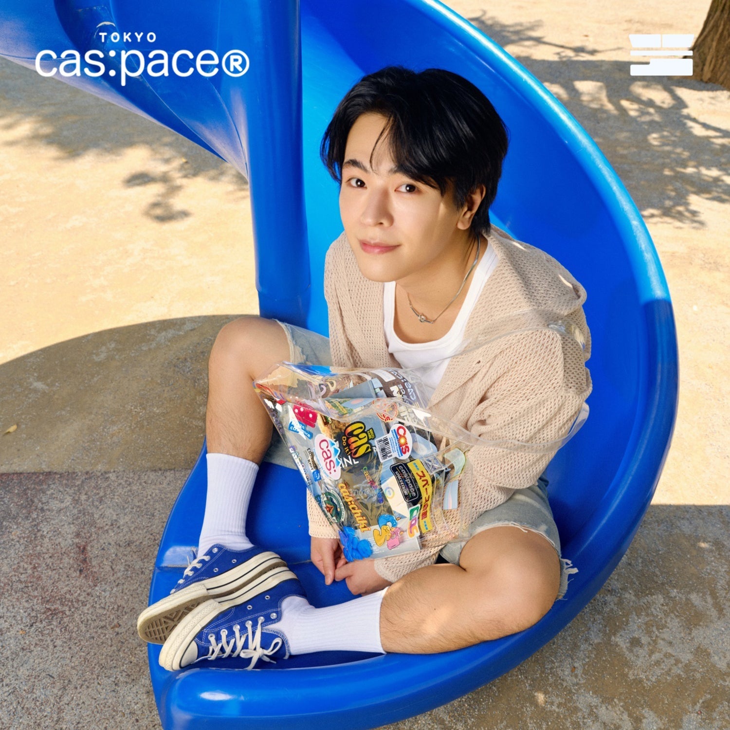 cas:pace home 24A/W ロゴ入りクリアトートバッグ - cas:pace 殼空間