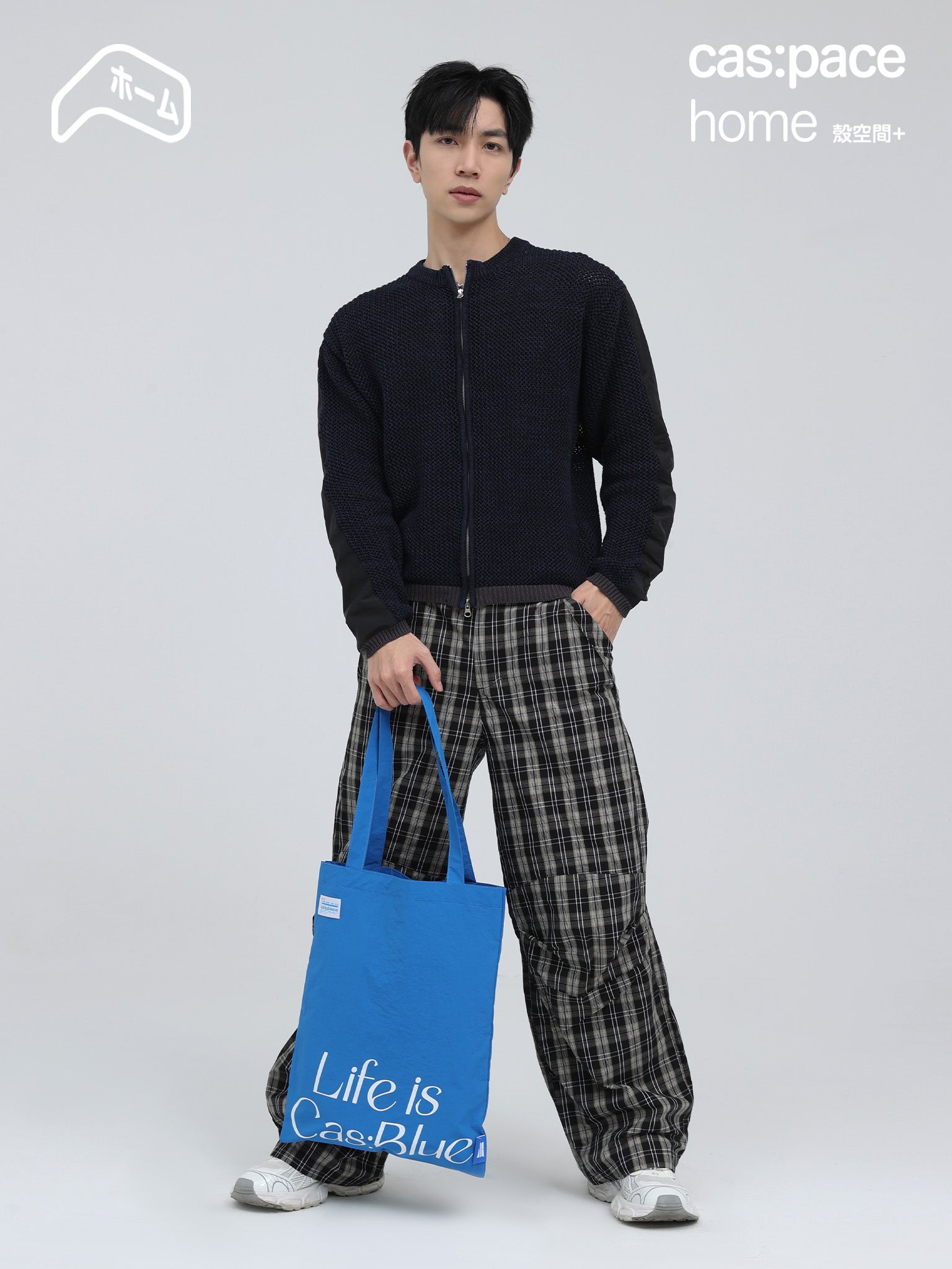 cas:pace home 24A/W「life is cas:blue」トートバッグ - cas:pace 殼空間