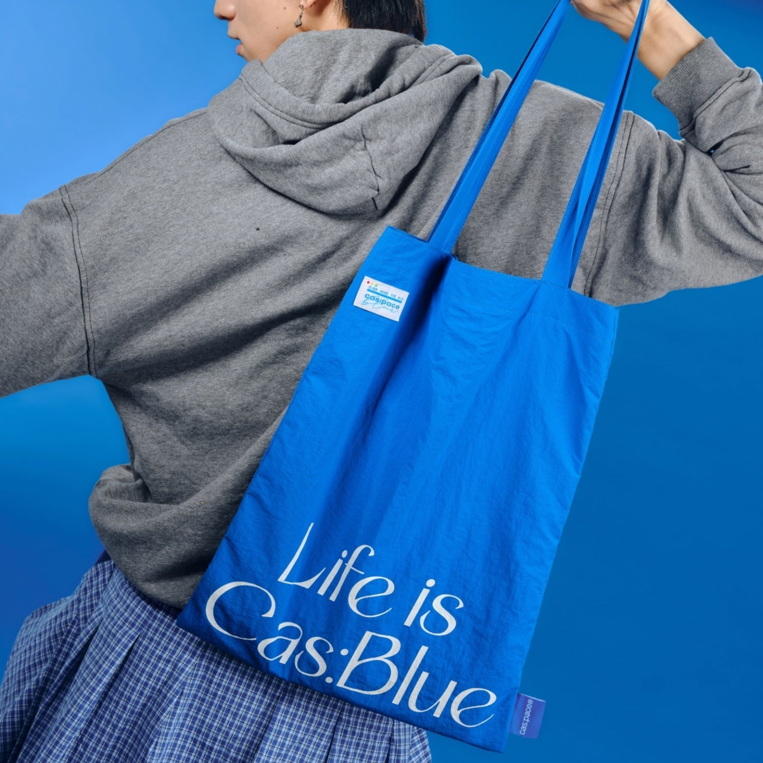cas:pace home 24A/W「life is cas:blue」トートバッグ - cas:pace 殼空間