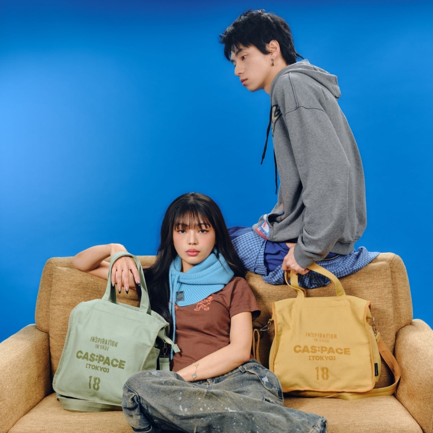 cas:pace home 25A/W 2WAYキャンバストートバッグ - cas:pace 殼空間