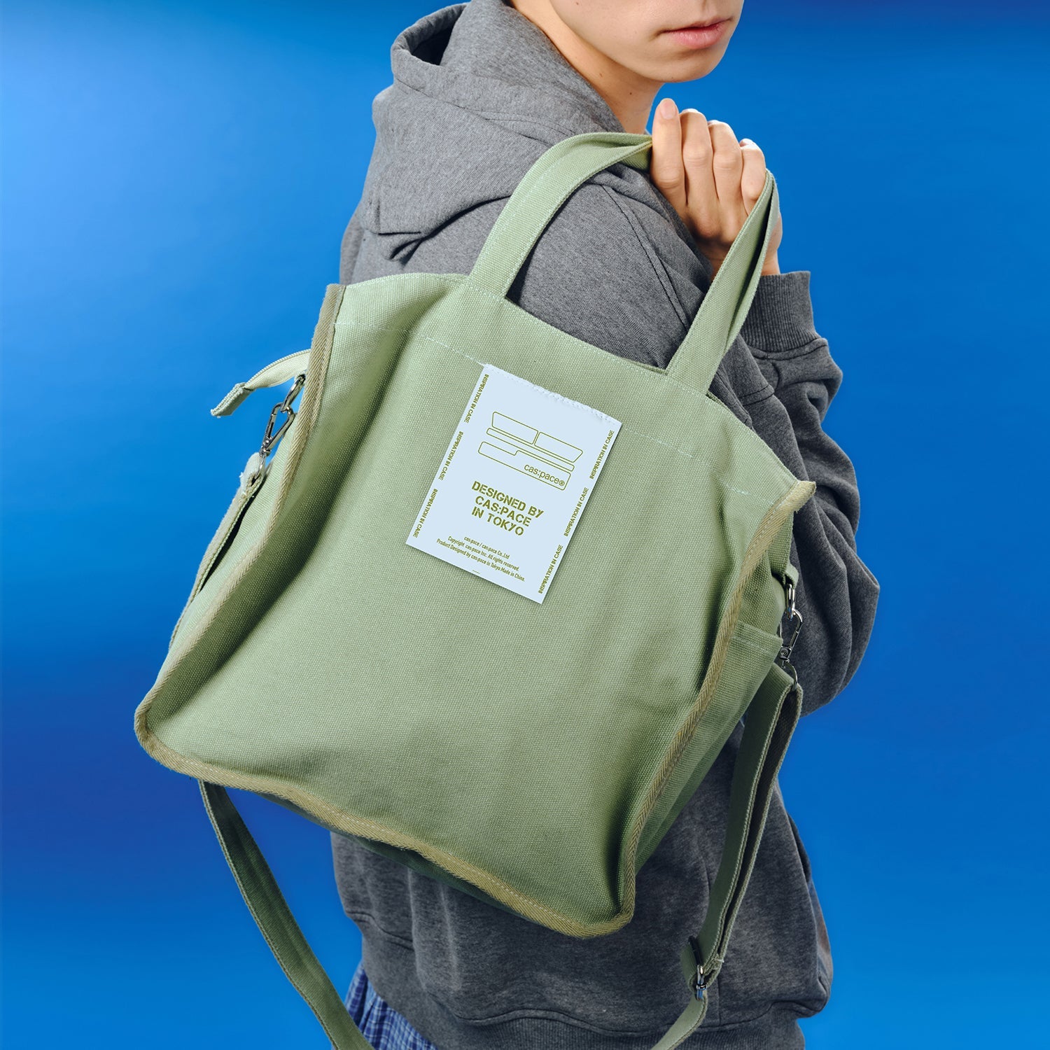 cas:pace home 25A/W 2WAYキャンバストートバッグ - cas:pace 殼空間