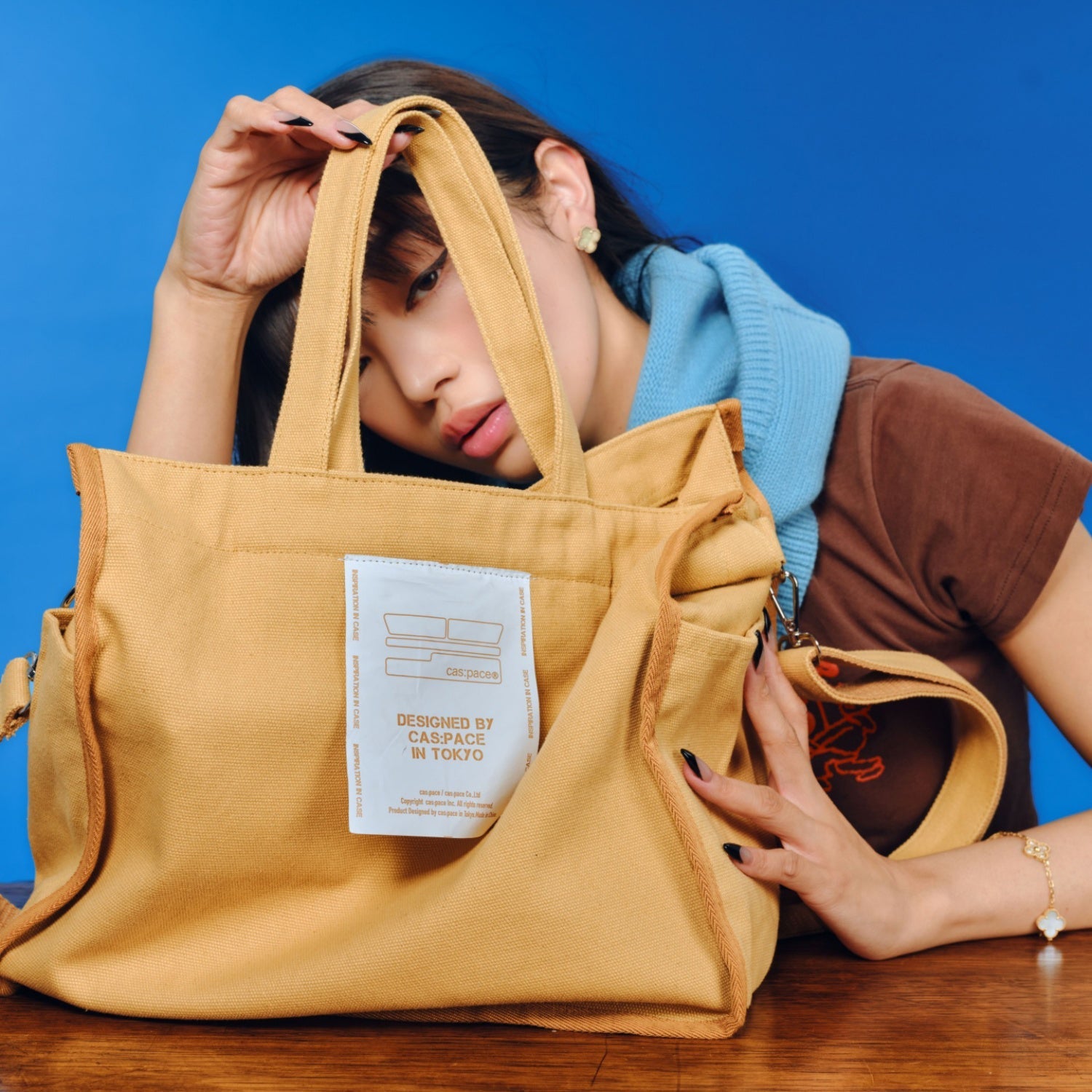 cas:pace home 25A/W 2WAYキャンバストートバッグ - cas:pace 殼空間